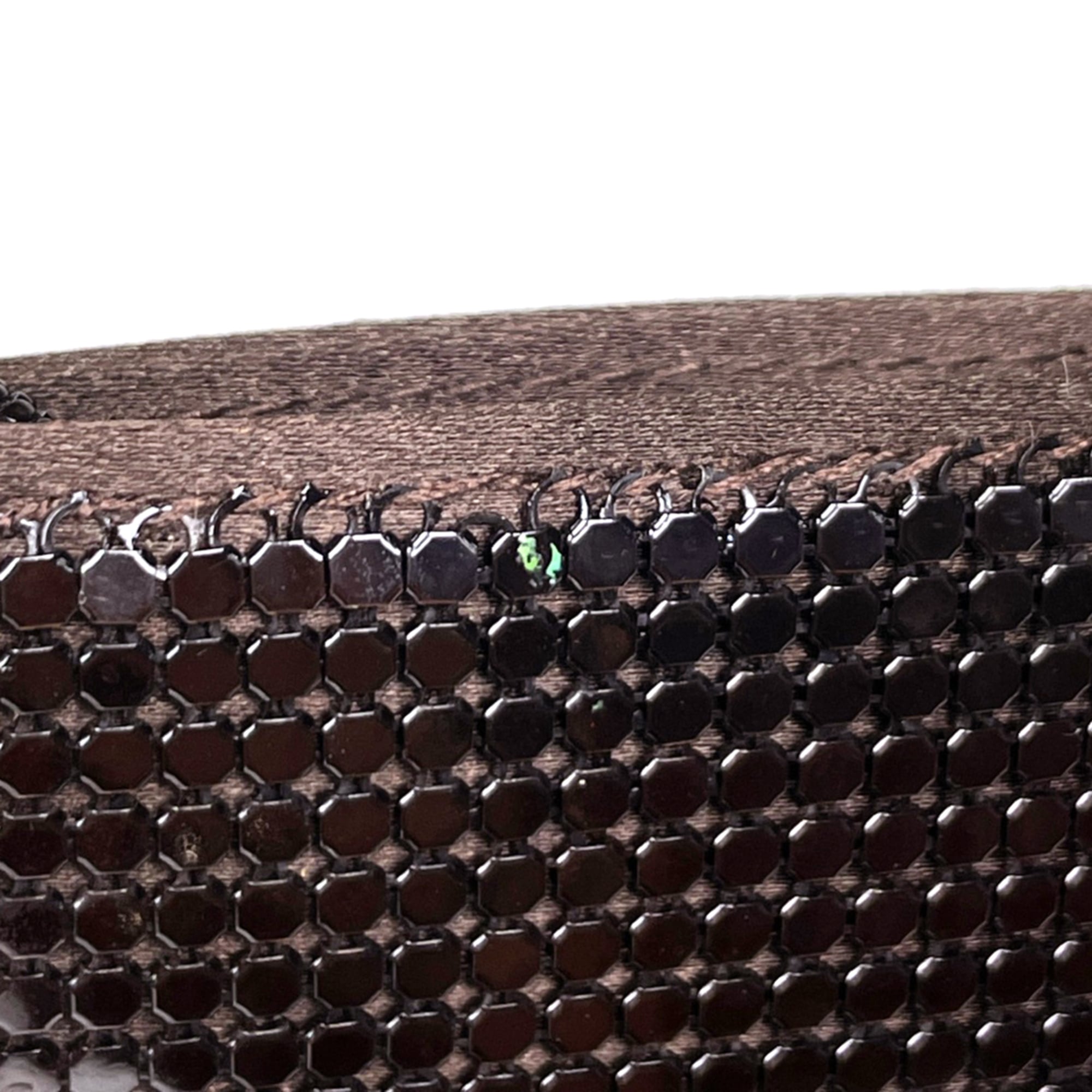 Gucci Brown Metal Fabric Shoulder Bag (Pre-Owned)