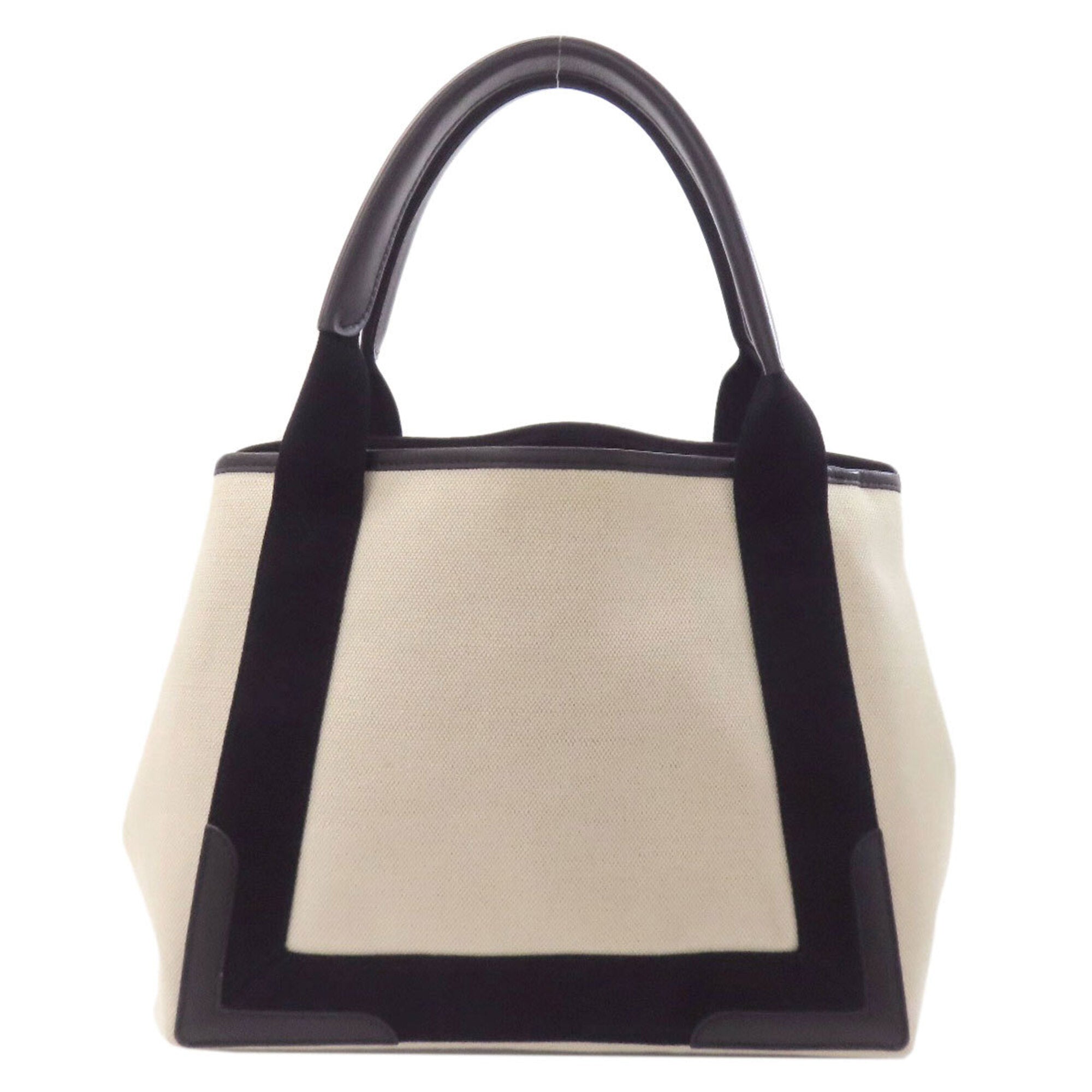 Balenciaga Black White Canvas Handbag Pouch (Pre-Owned)