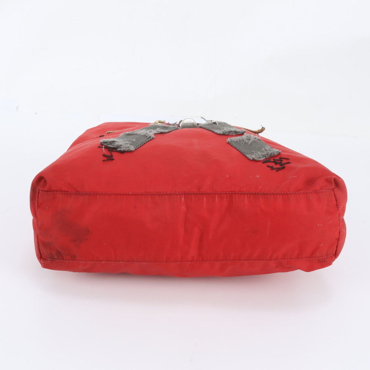 Prada Red Color Handbag Shoulder Bag Tote Bag (Pre-Owned)