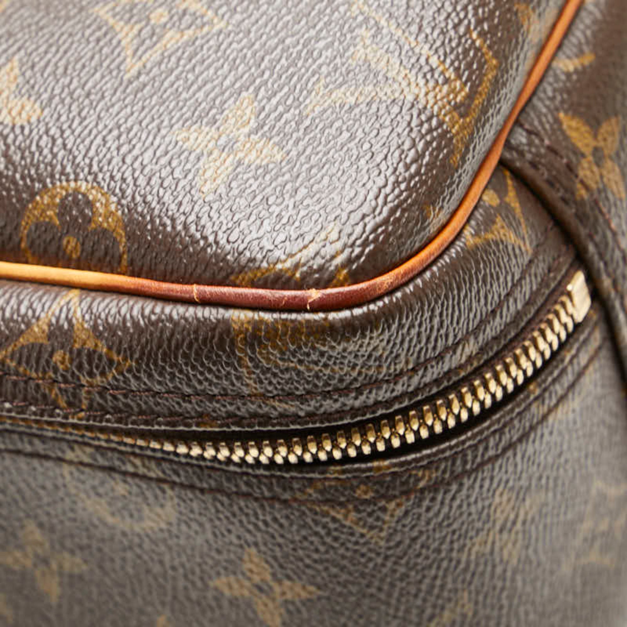 Louis Vuitton Monogram Brown Pvc Leather Handbag (Pre-Owned)