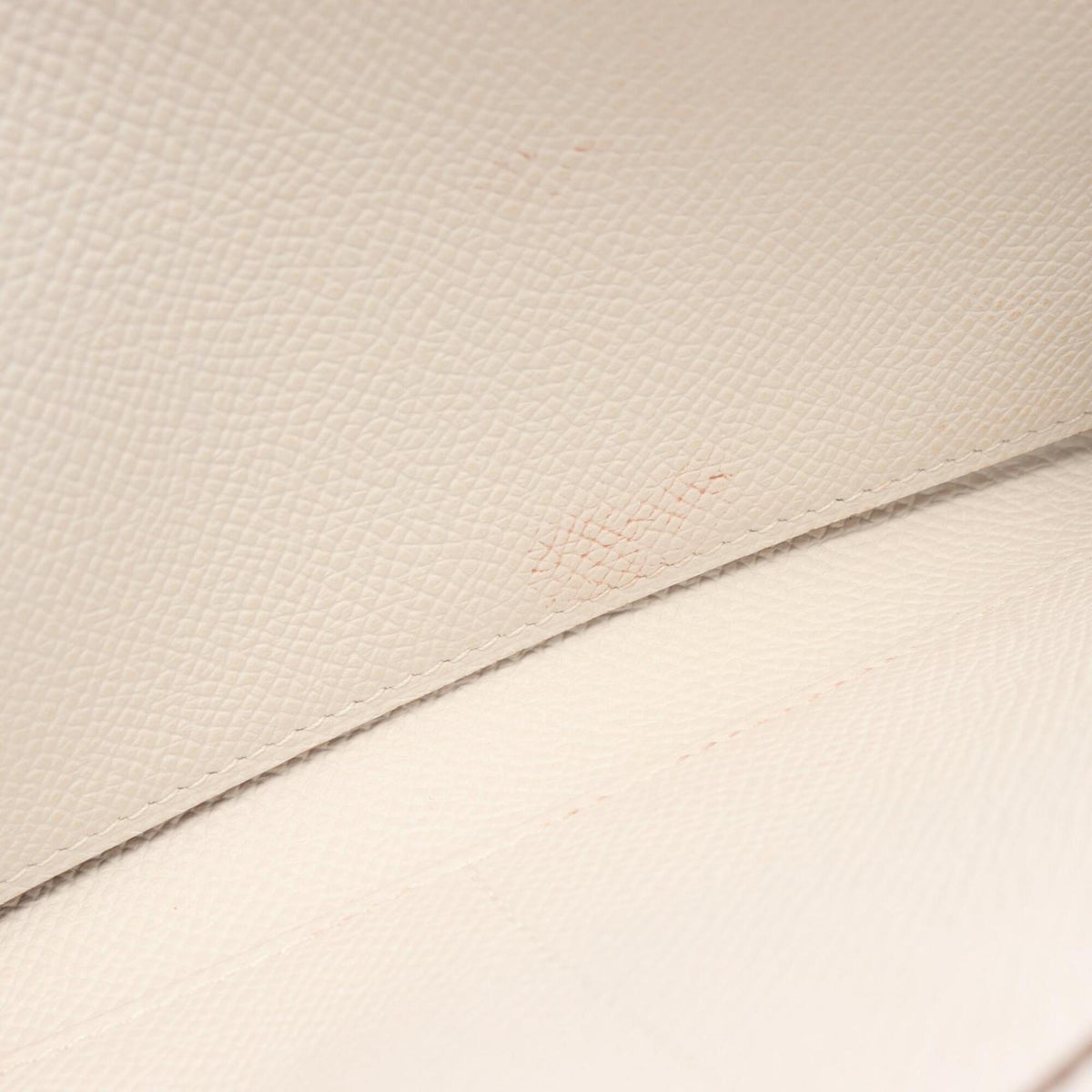Hermes White Epsom Leather Handbag Shoulder Bag (Pre-Owned)