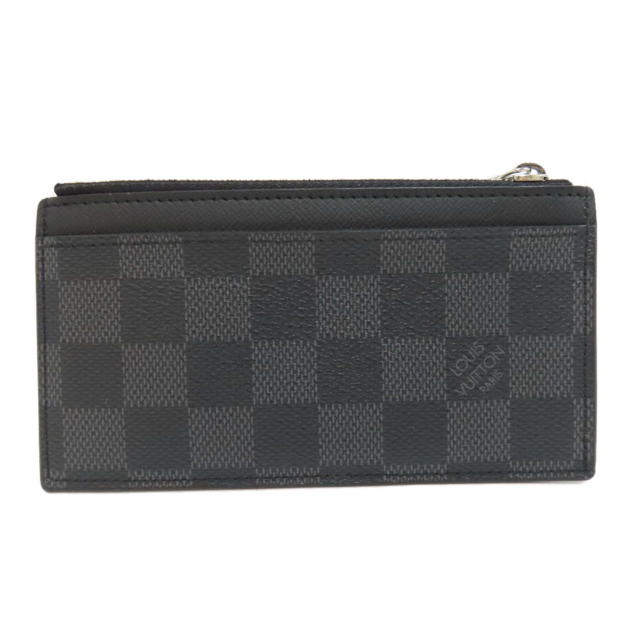 Louis Vuitton Black Damier Canvas Coin Purse/Coin Case (Pre-Owned)