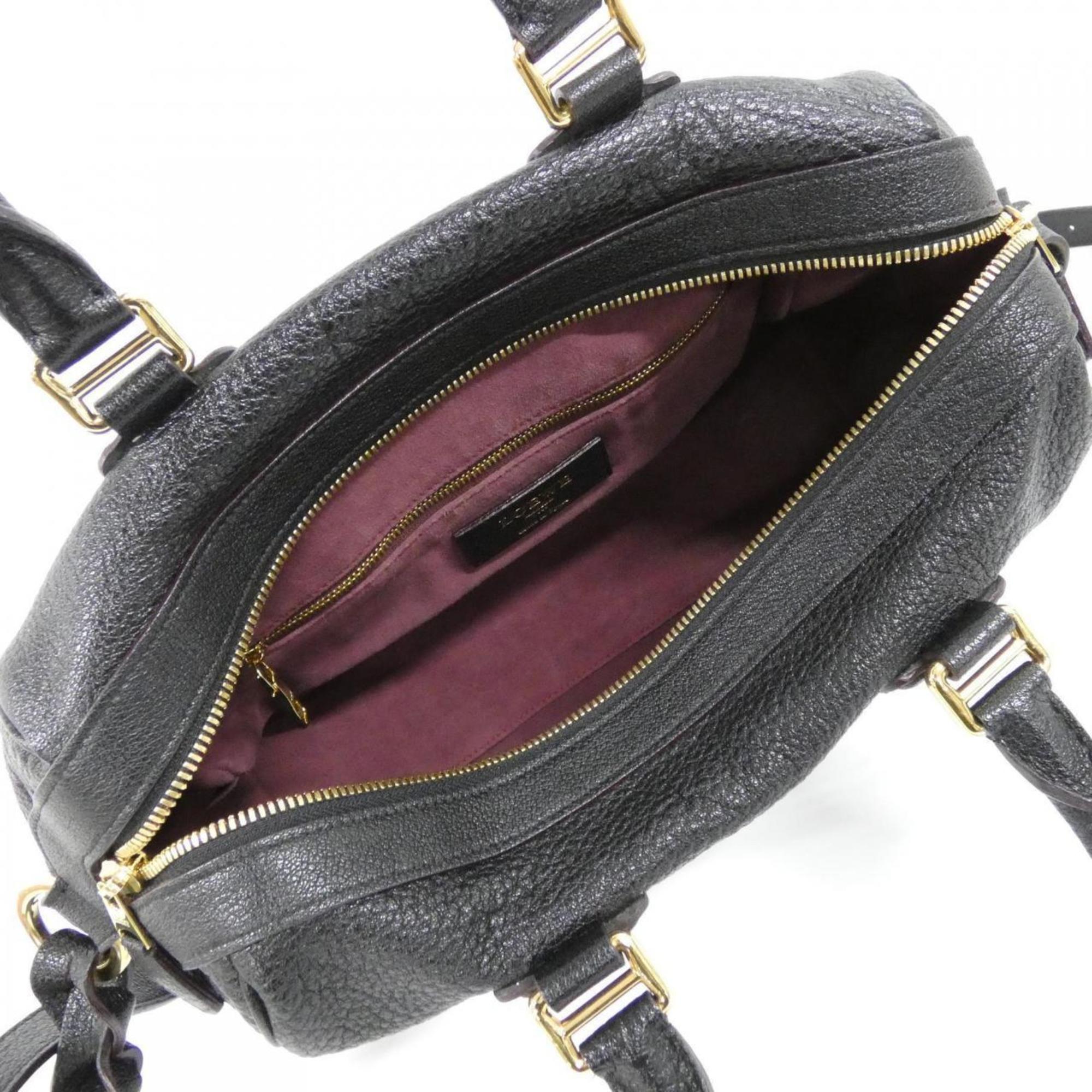Loewe Black Leather Handbag (Pre-Owned)