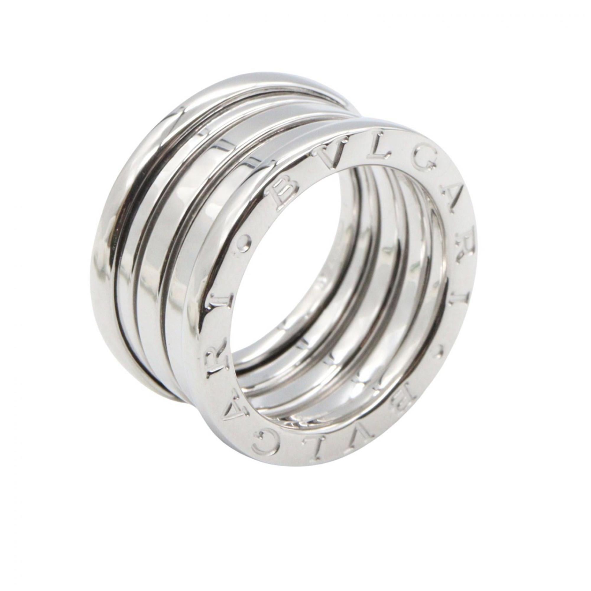 Bvlgari Silver White Gold (18K) Band Ring (Pre-Owned)