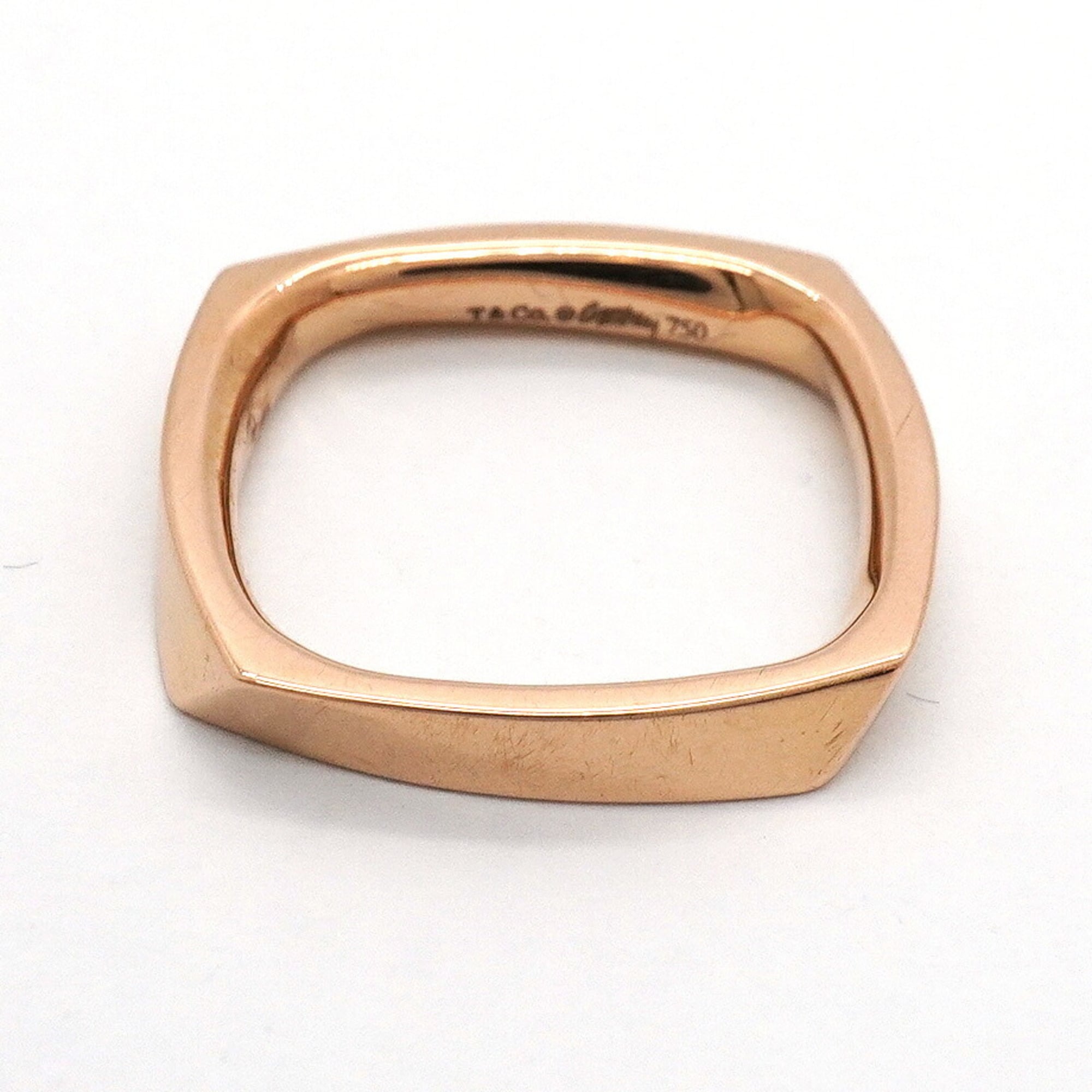 Tiffany Pink Gold (18K) Band Ring (Pre-Owned)