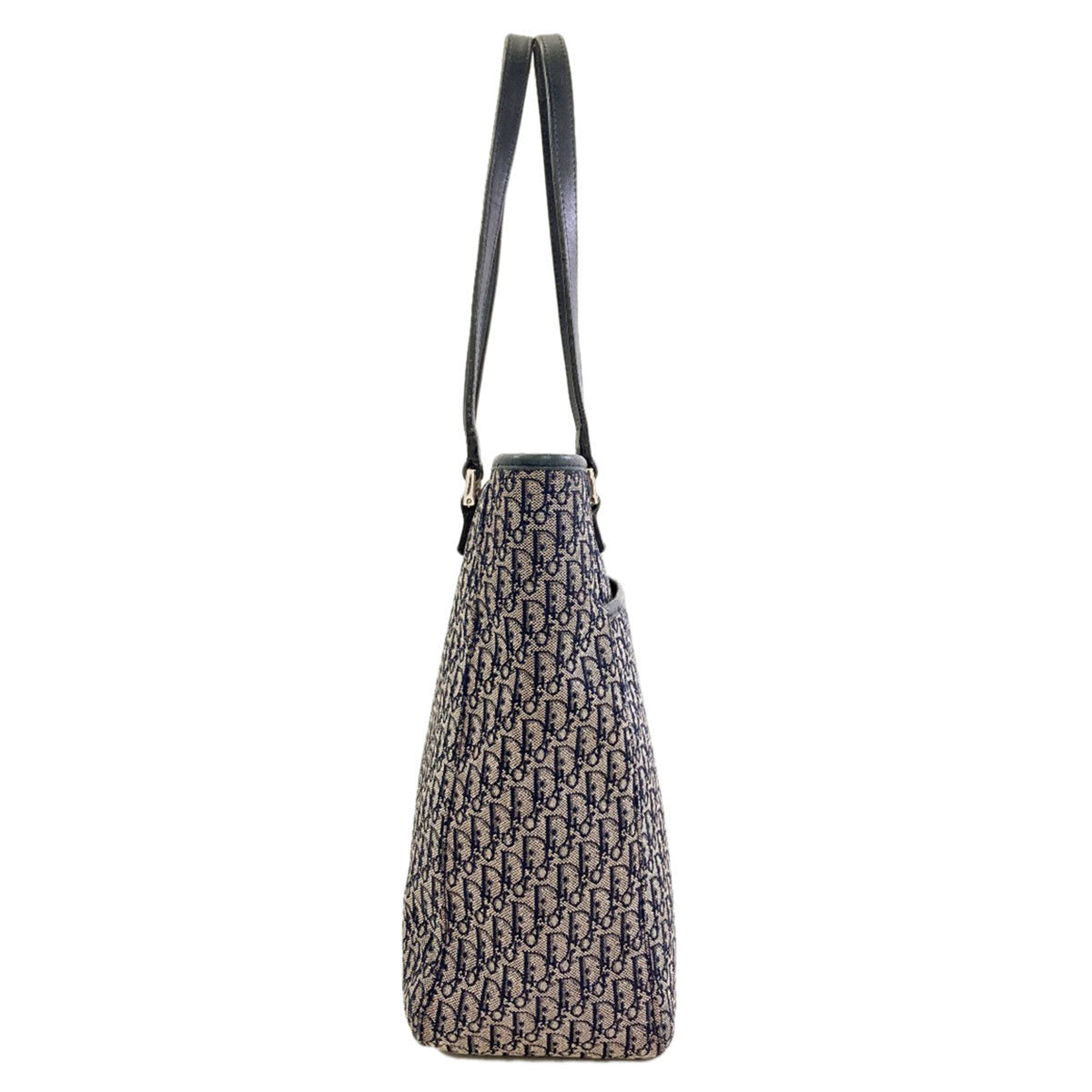 Christian Dior Navy Canvas Tote Bag (Pre-Owned)