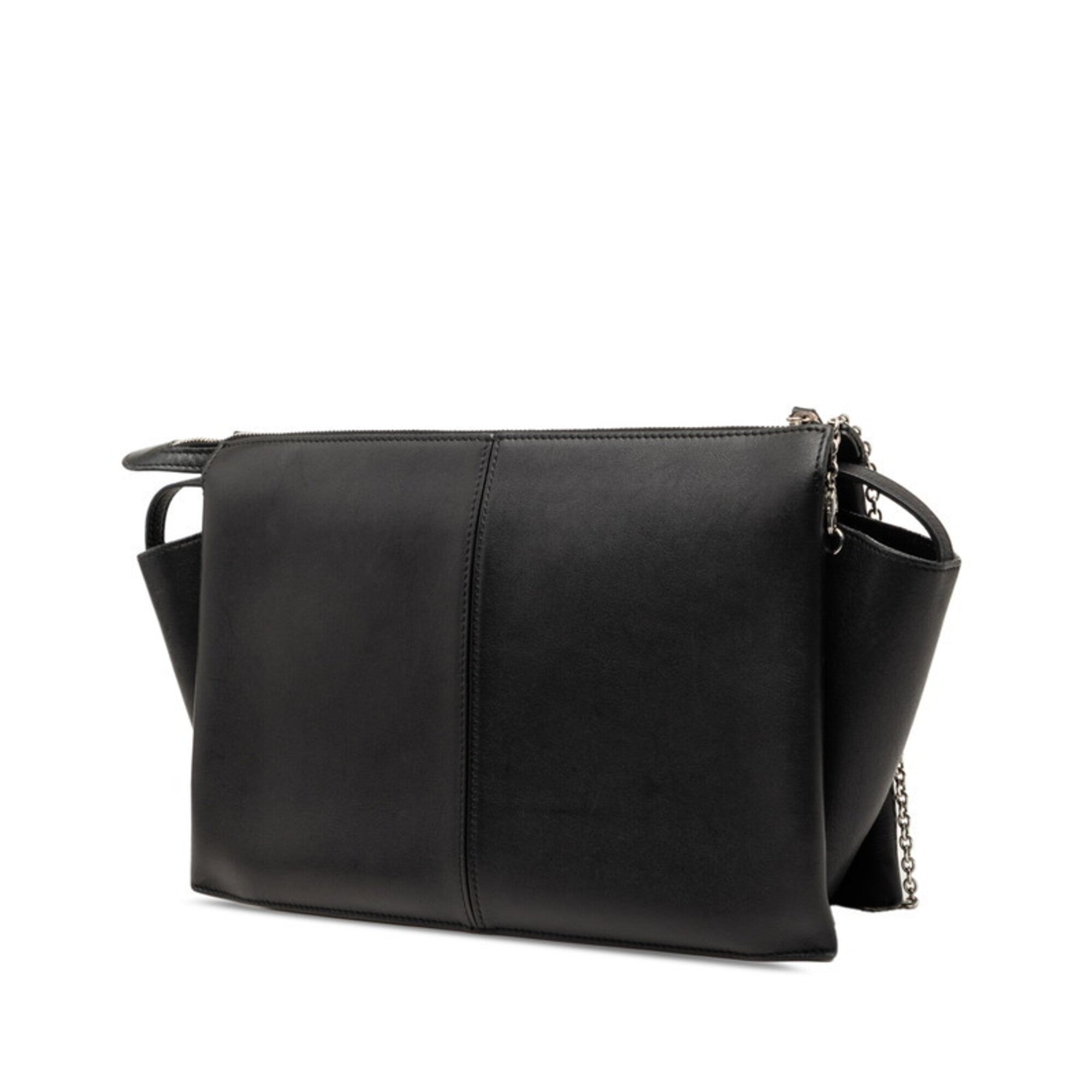 Celine Black Leather Shoulder Bag (Pre-Owned)