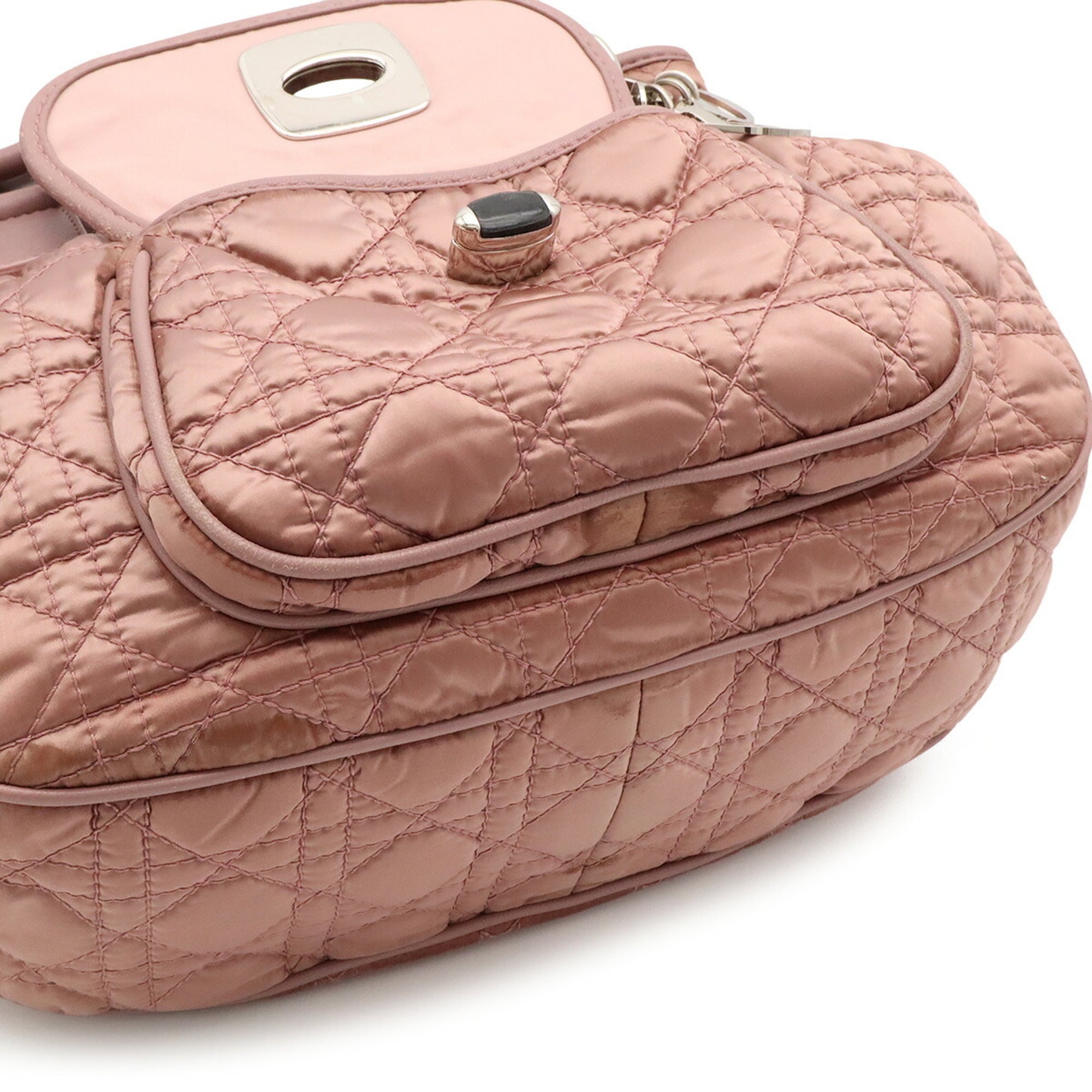 Christian Dior Pink Nylon Handbag Tote Bag (Pre-Owned)