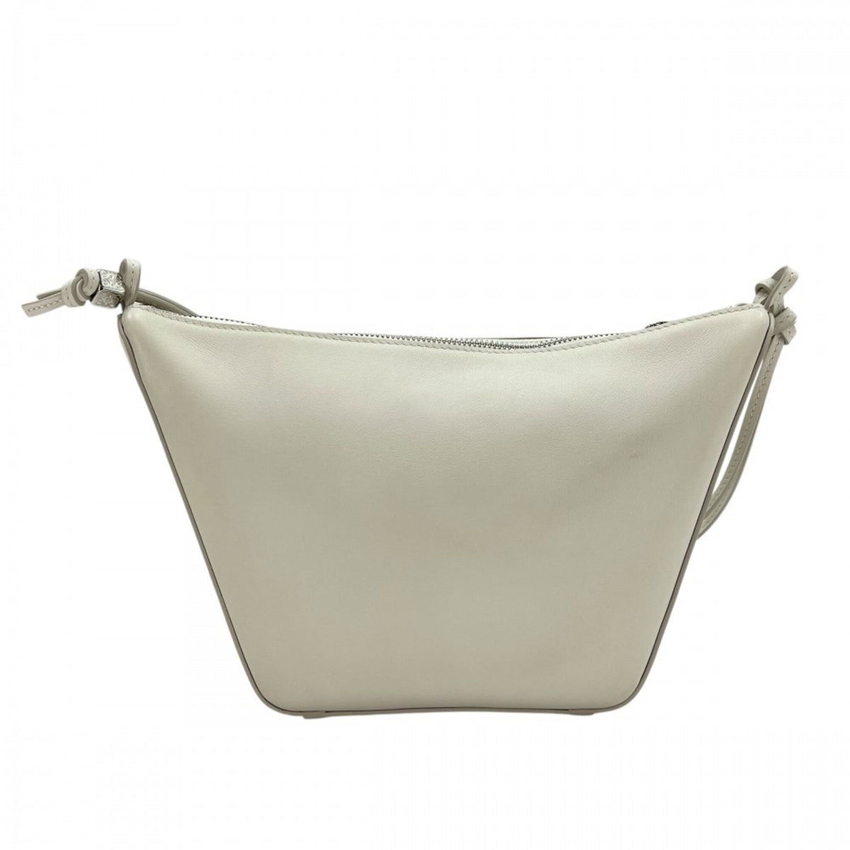 Loewe White Leather Handbag Shoulder Bag (Pre-Owned)