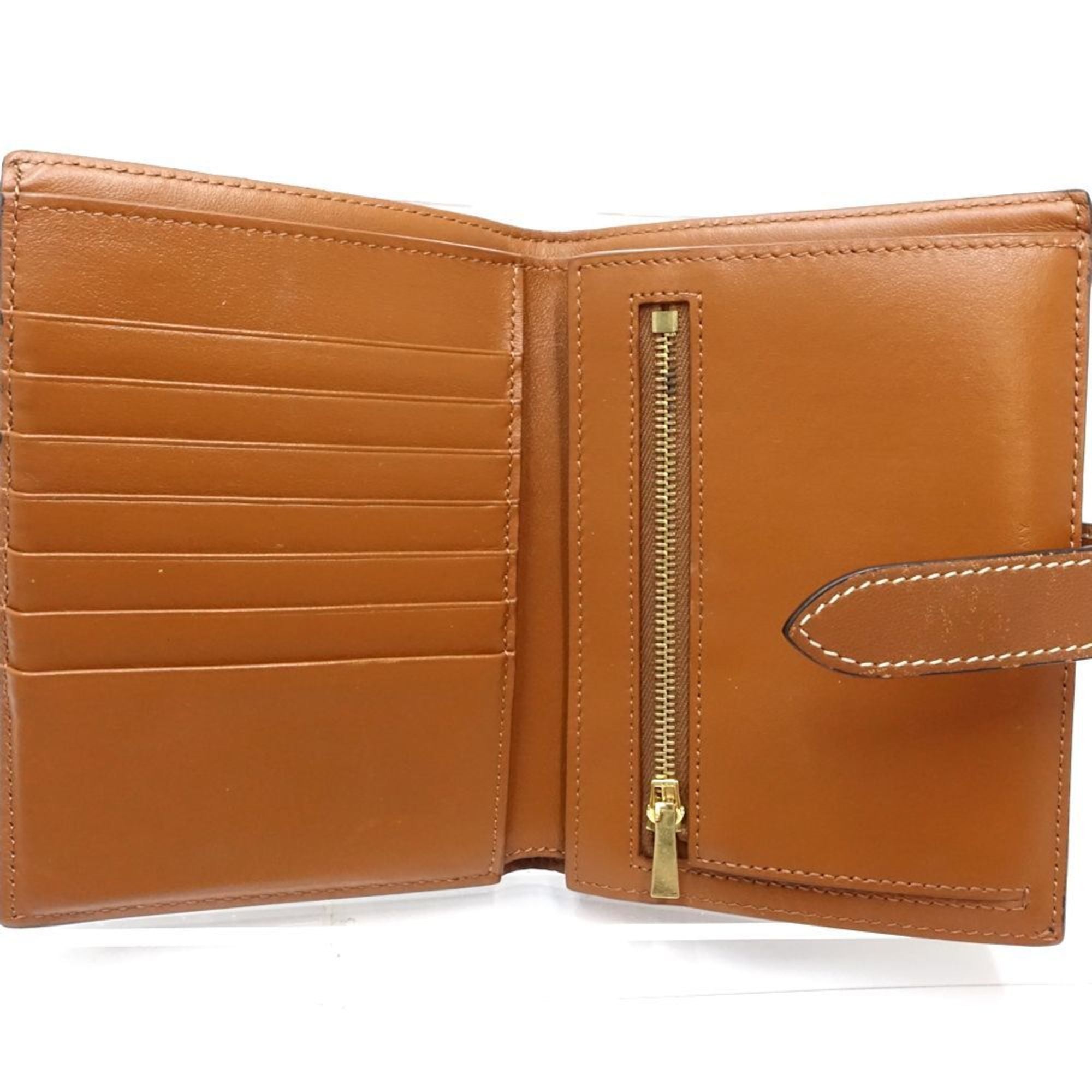 Celine Brown Leather Wallet (Bi-Fold) (Pre-Owned)