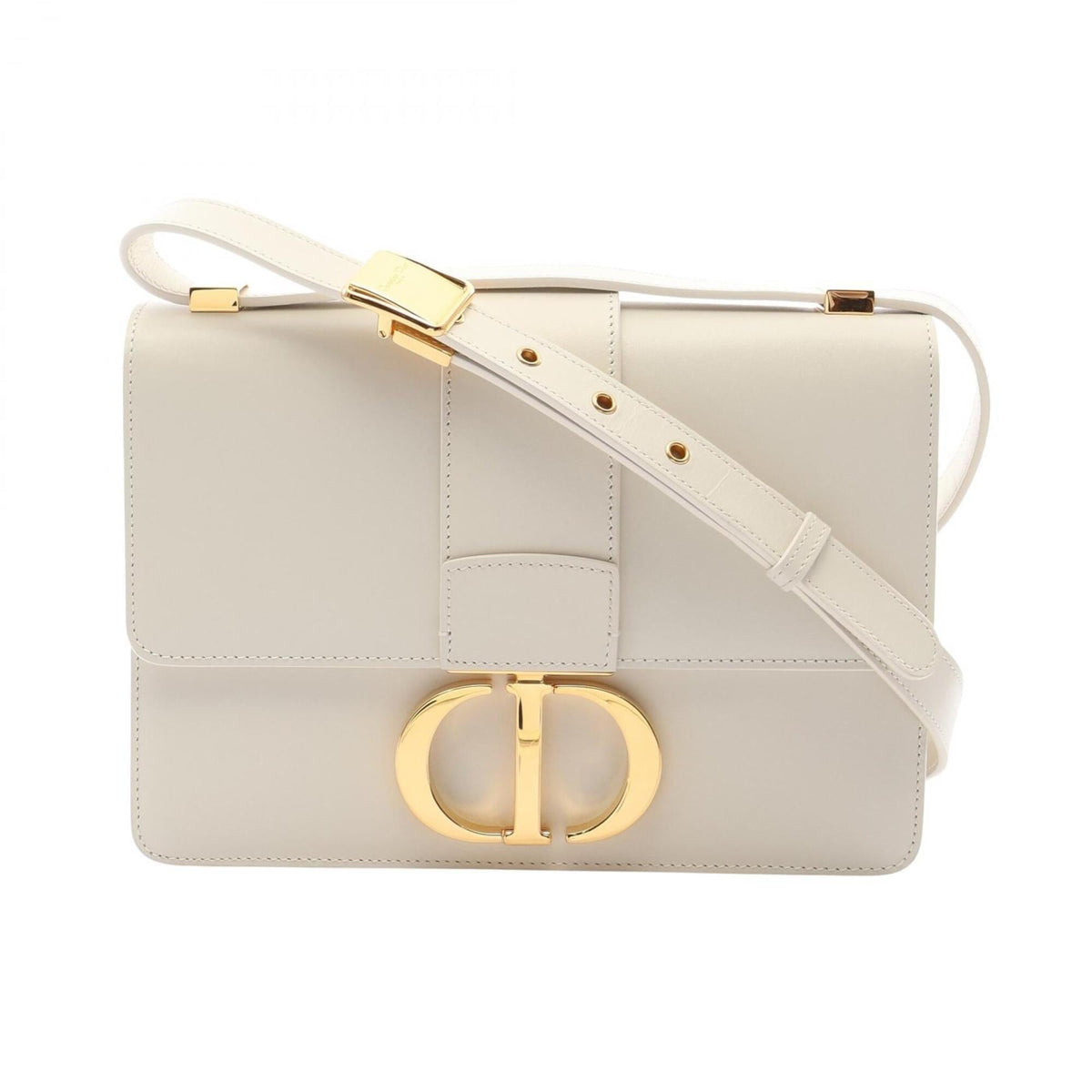 Christian Dior White Leather Handbag Shoulder Bag (Pre-Owned)