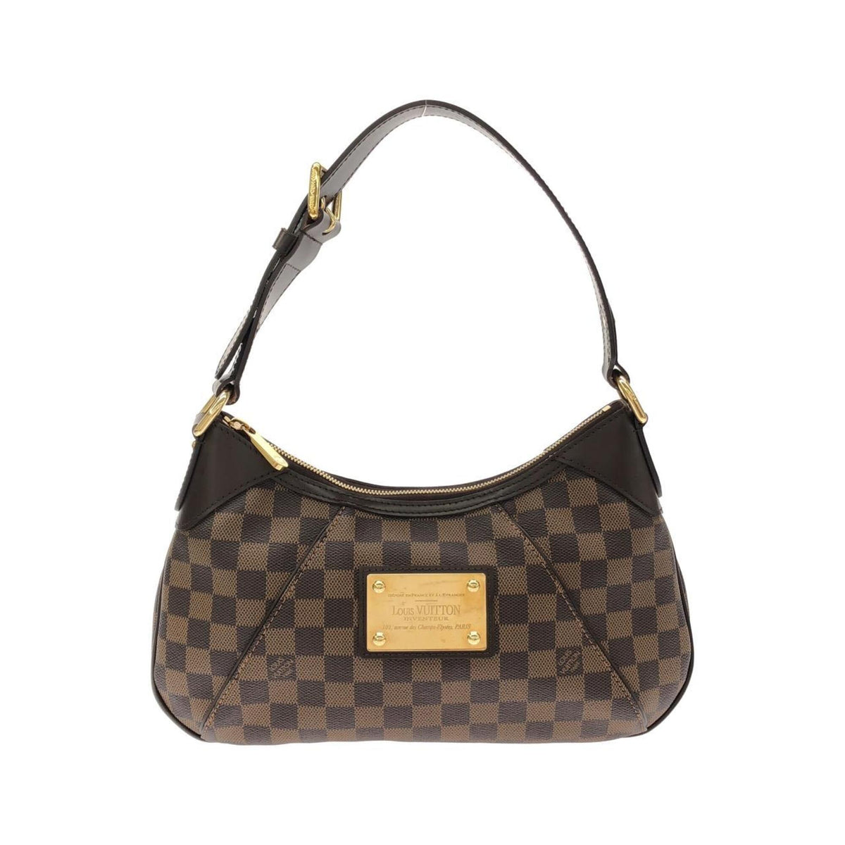 Louis Vuitton Ebene Coated Canvas Shoulder Bag (Pre-Owned)