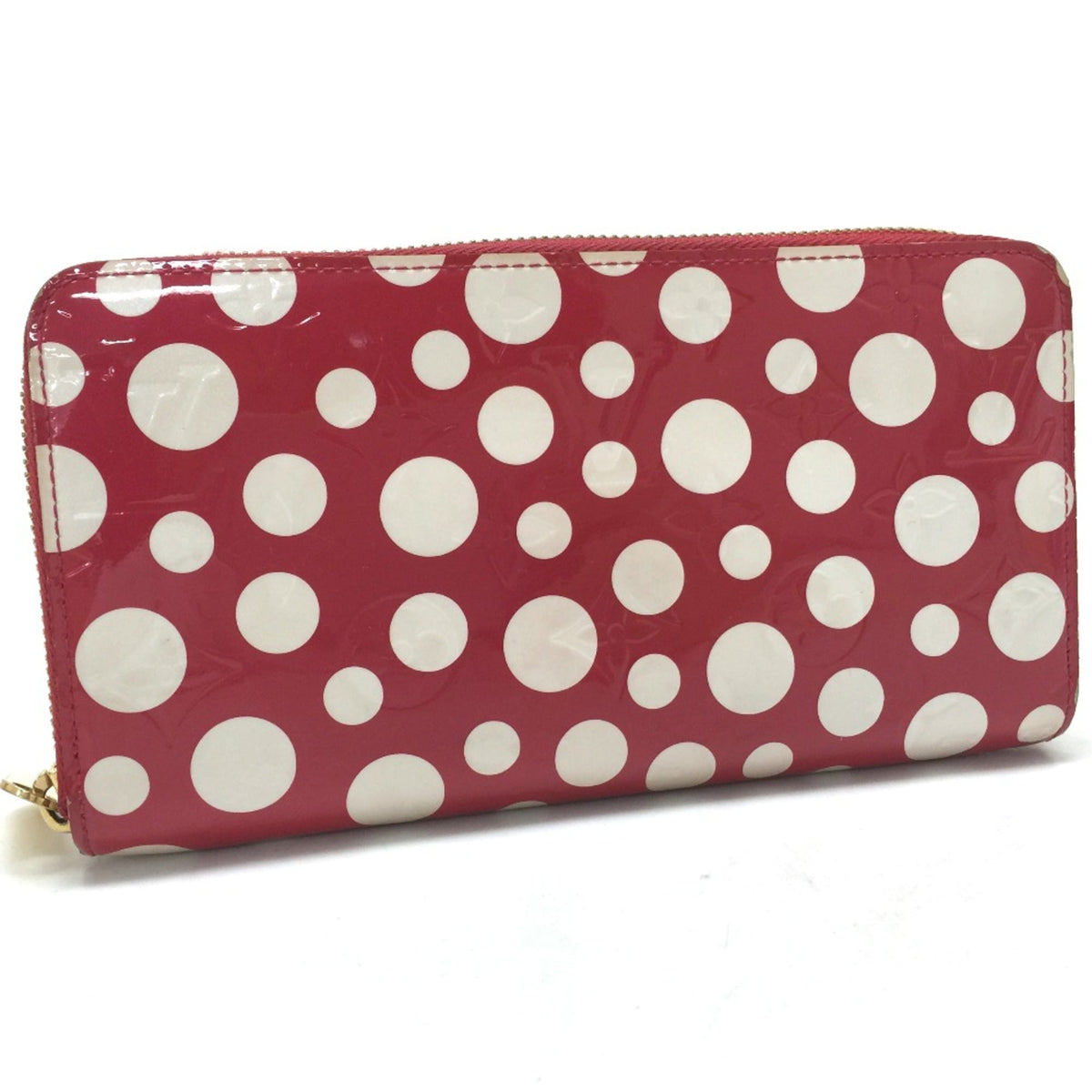 Louis Vuitton Red Leather Long Wallet (Bi-Fold) (Pre-Owned)