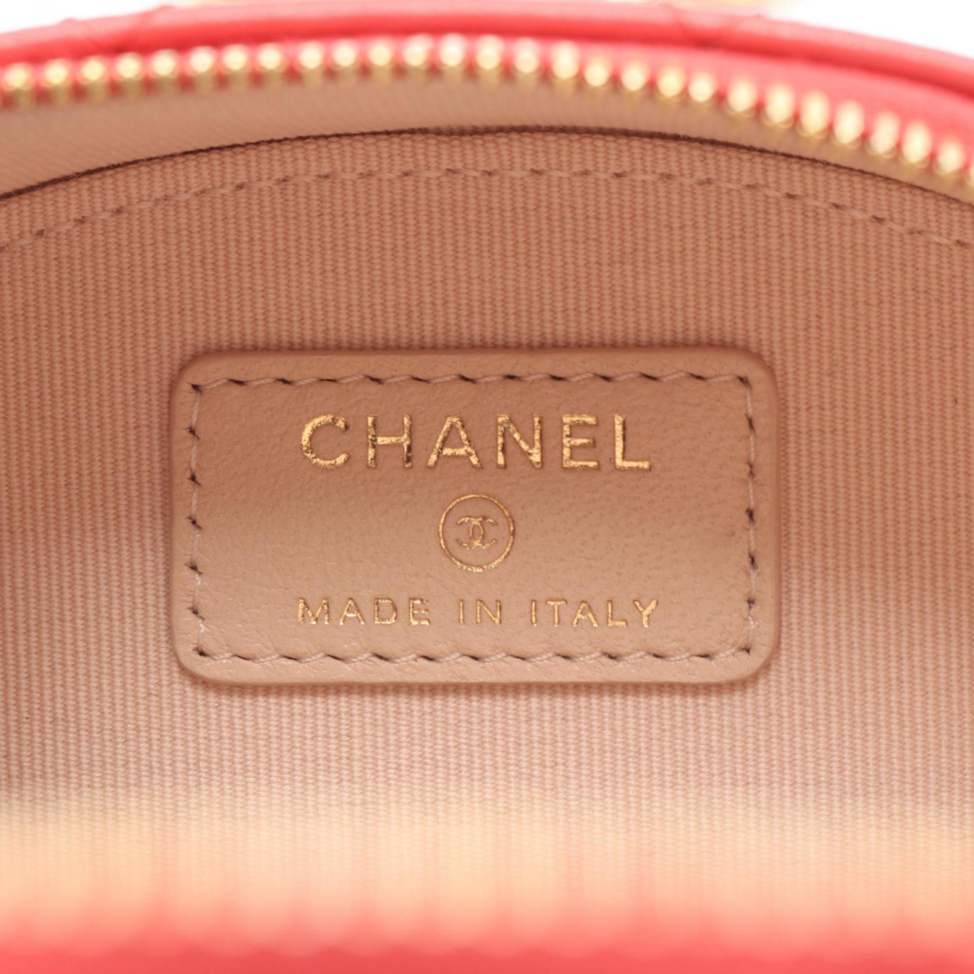 Chanel Pink Leather Shoulder Bag (Pre-Owned)