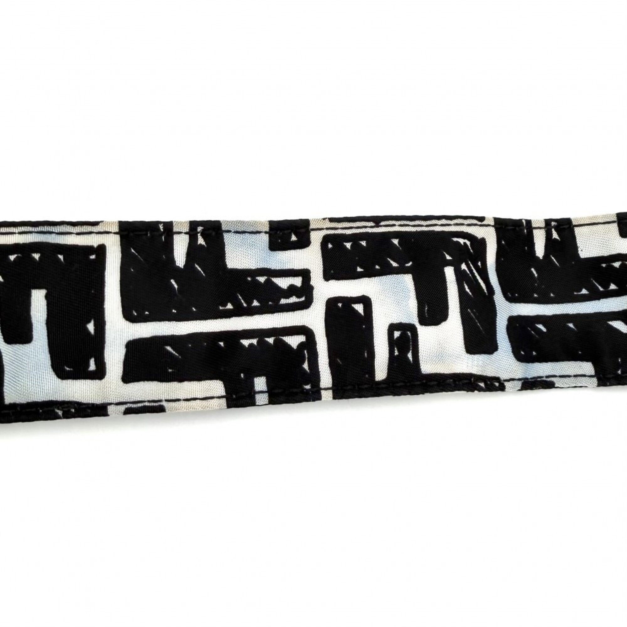 Fendi Black Blue White Nylon Shoulder Bag Sling Bag (Pre-Owned)