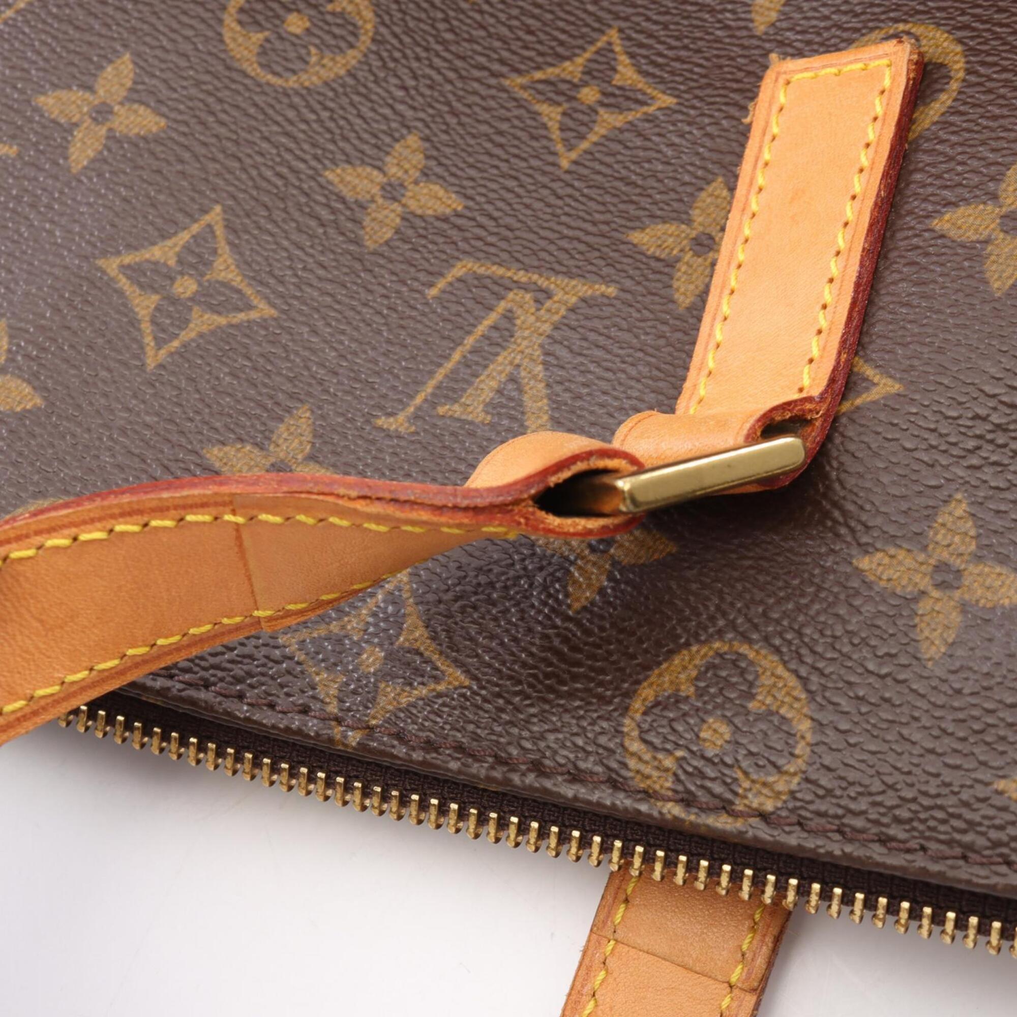 Louis Vuitton Brown Monogram Monogram Leather Handbag Tote Bag (Pre-Owned)