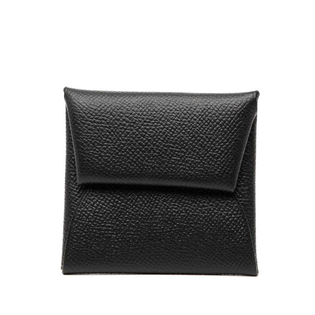 Hermes Black Epsom Leather Coin Purse/Coin Case (Pre-Owned)