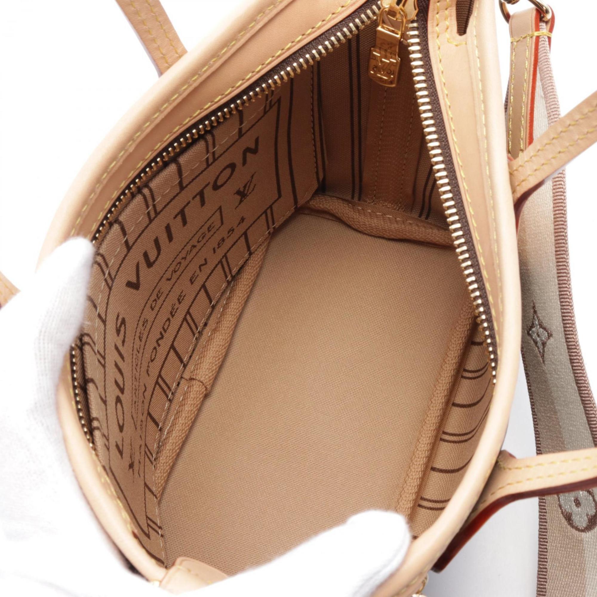 Louis Vuitton Brown Pvc Leather Handbag (Pre-Owned)