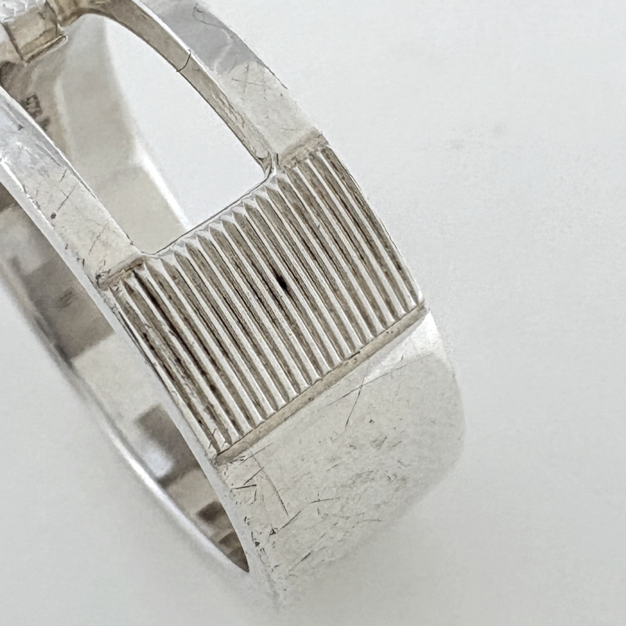 Gucci Silver Silver 925 Band Ring (Pre-Owned)
