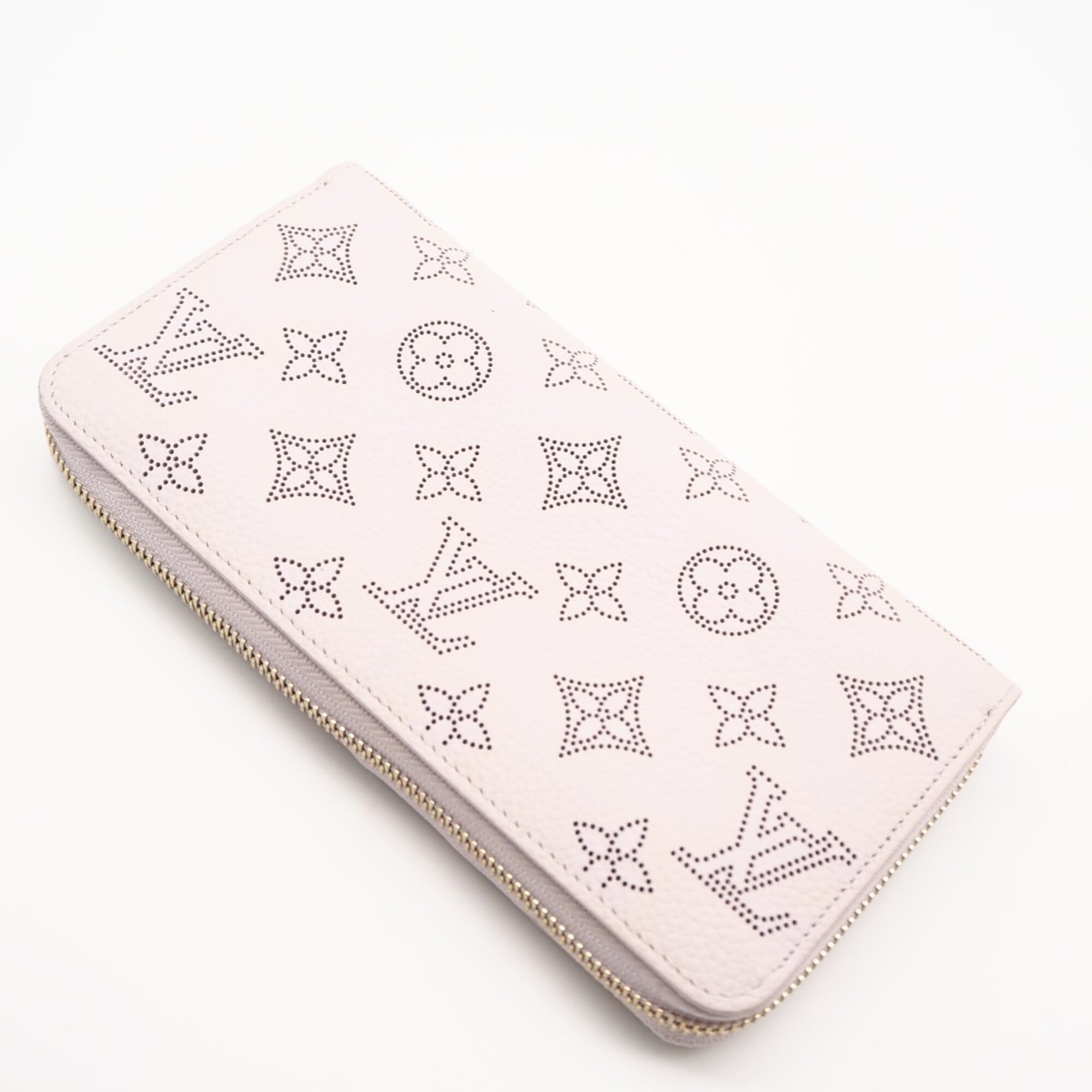 Louis Vuitton Mahina Purple Leather Long Wallet (Bi-Fold) (Pre-Owned)