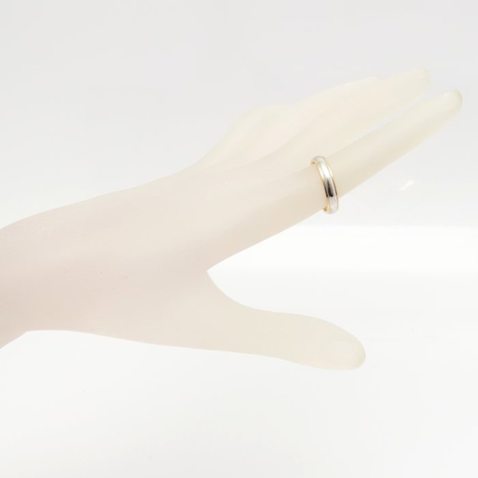 Tiffany Pink Gold (18K) Platinum 950 Band Ring (Pre-Owned)