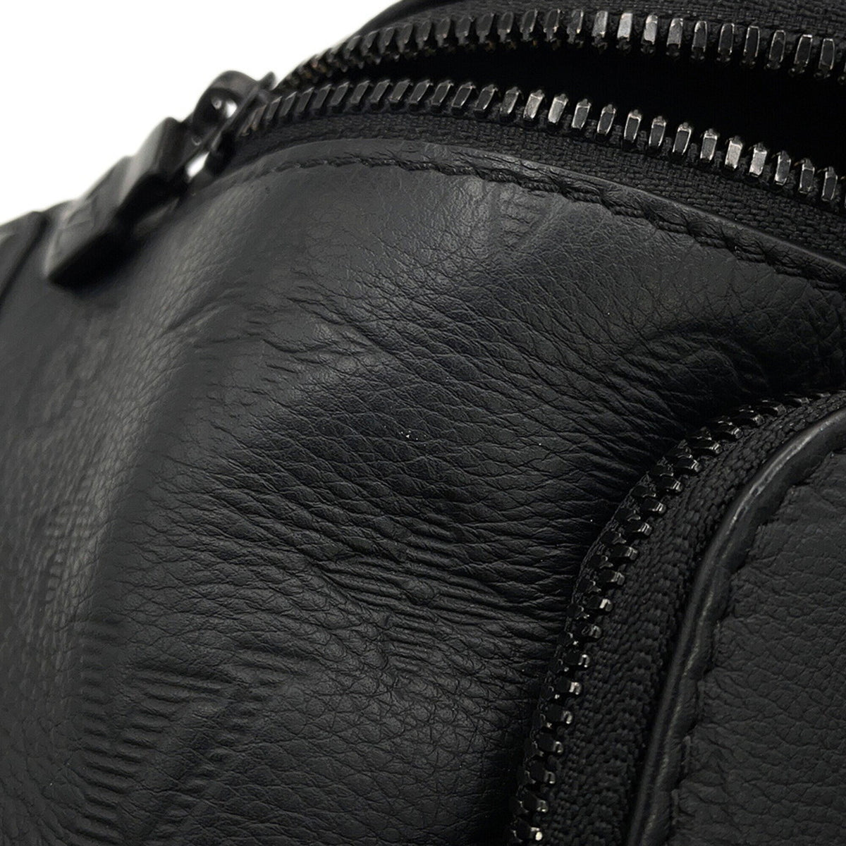 Louis Vuitton Black Noir Monogram Shadow Sling Bag (Pre-Owned)