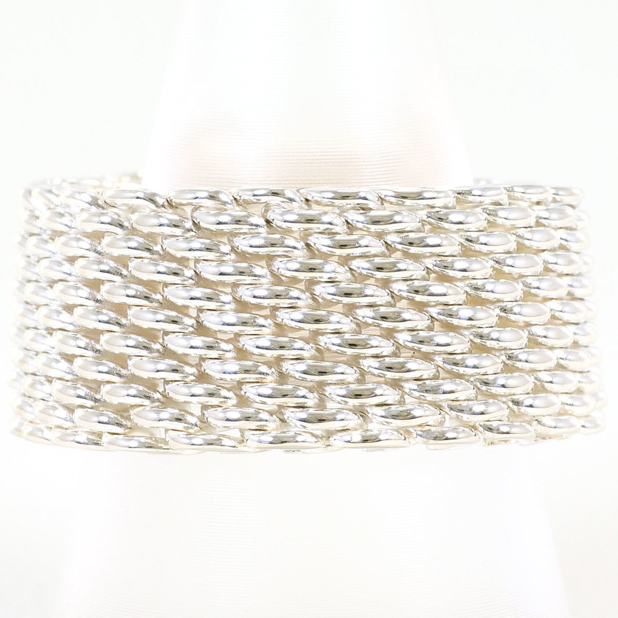 Tiffany Silver Silver 925 Band Ring (Pre-Owned)