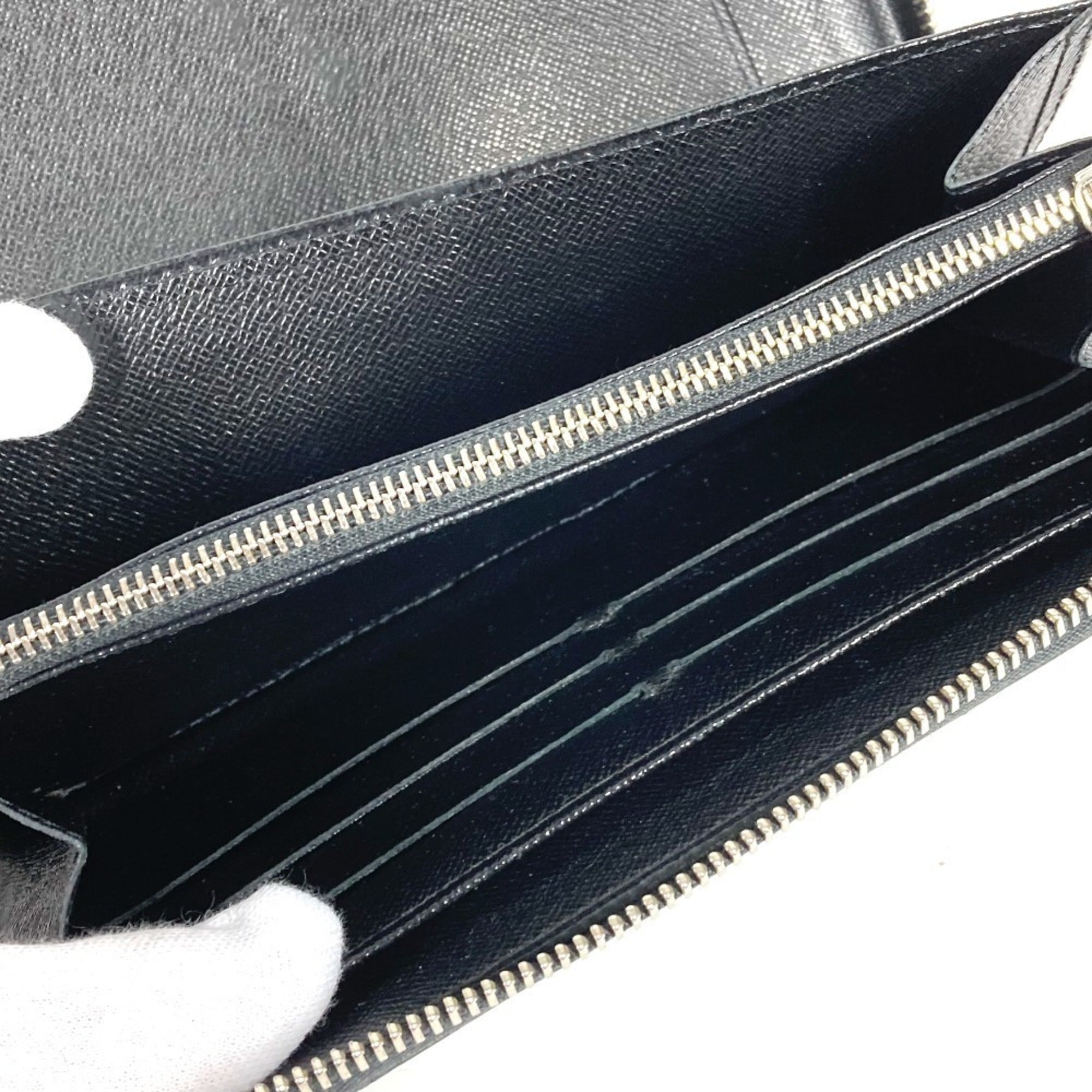 Louis Vuitton Black Damier Graphite Damier Graphite Long Wallet (Bi-Fold) (Pre-Owned)