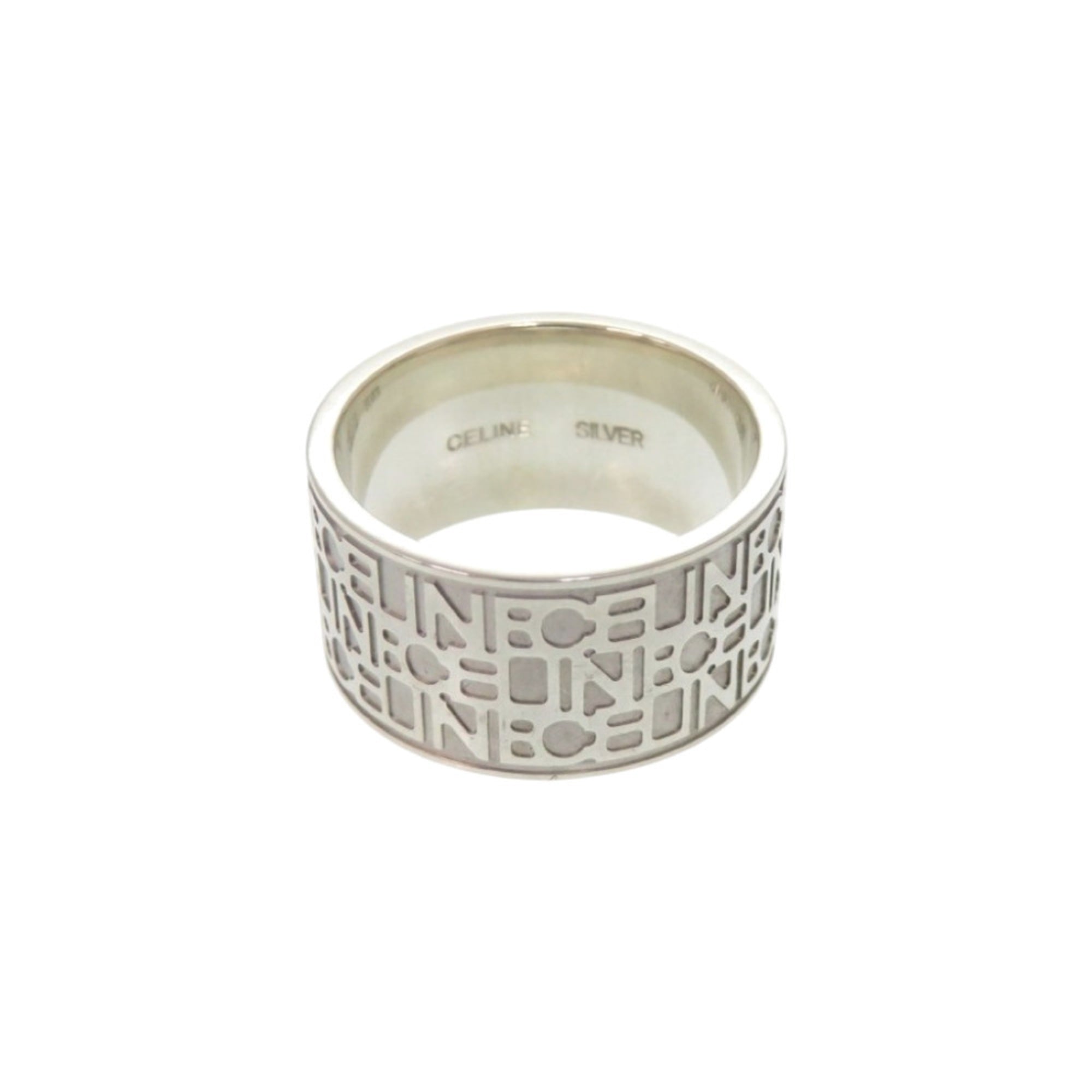 Celine Silver Silver 925 Band Ring (Pre-Owned)