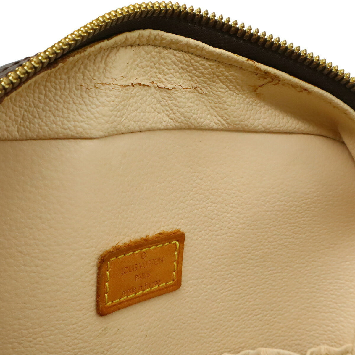 Louis Vuitton Brown Galle Monogram White Monogram Handbag Shoulder Bag (Pre-Owned)