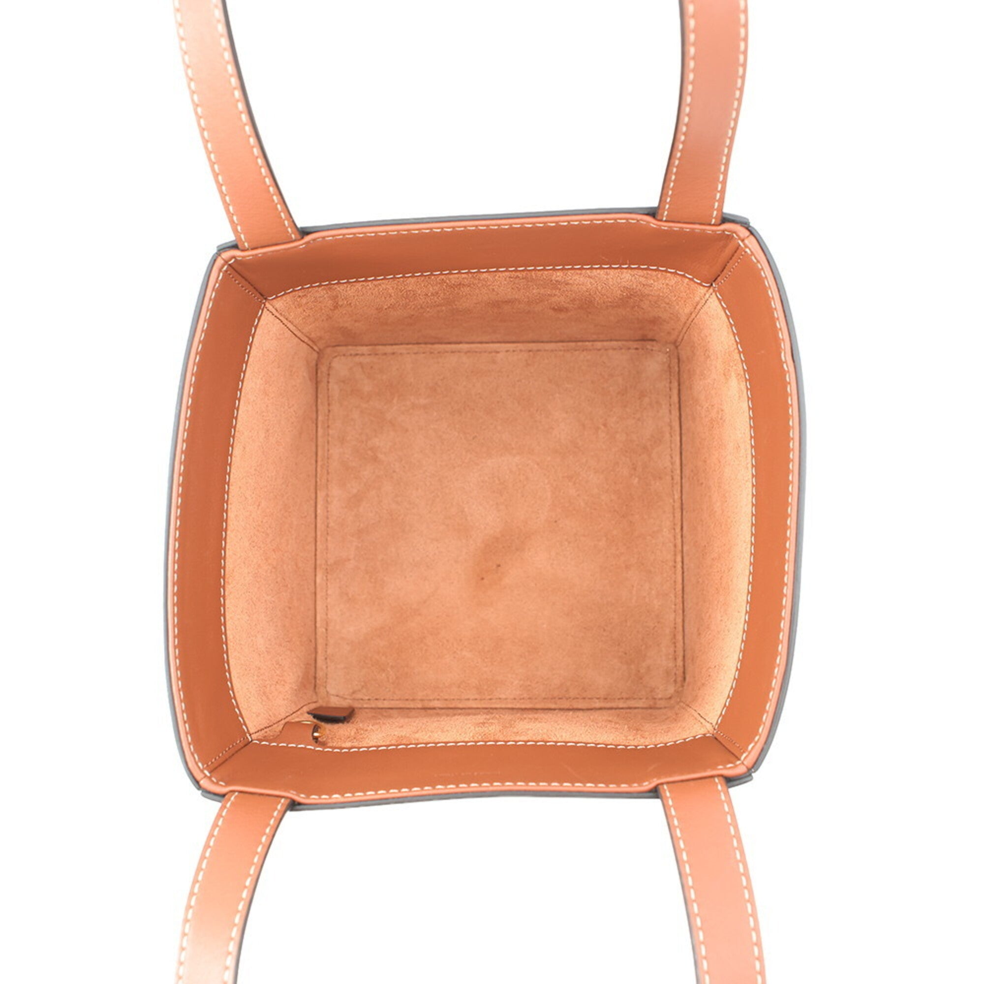 Celine Beige Brown Brown Leather Handbag (Pre-Owned)
