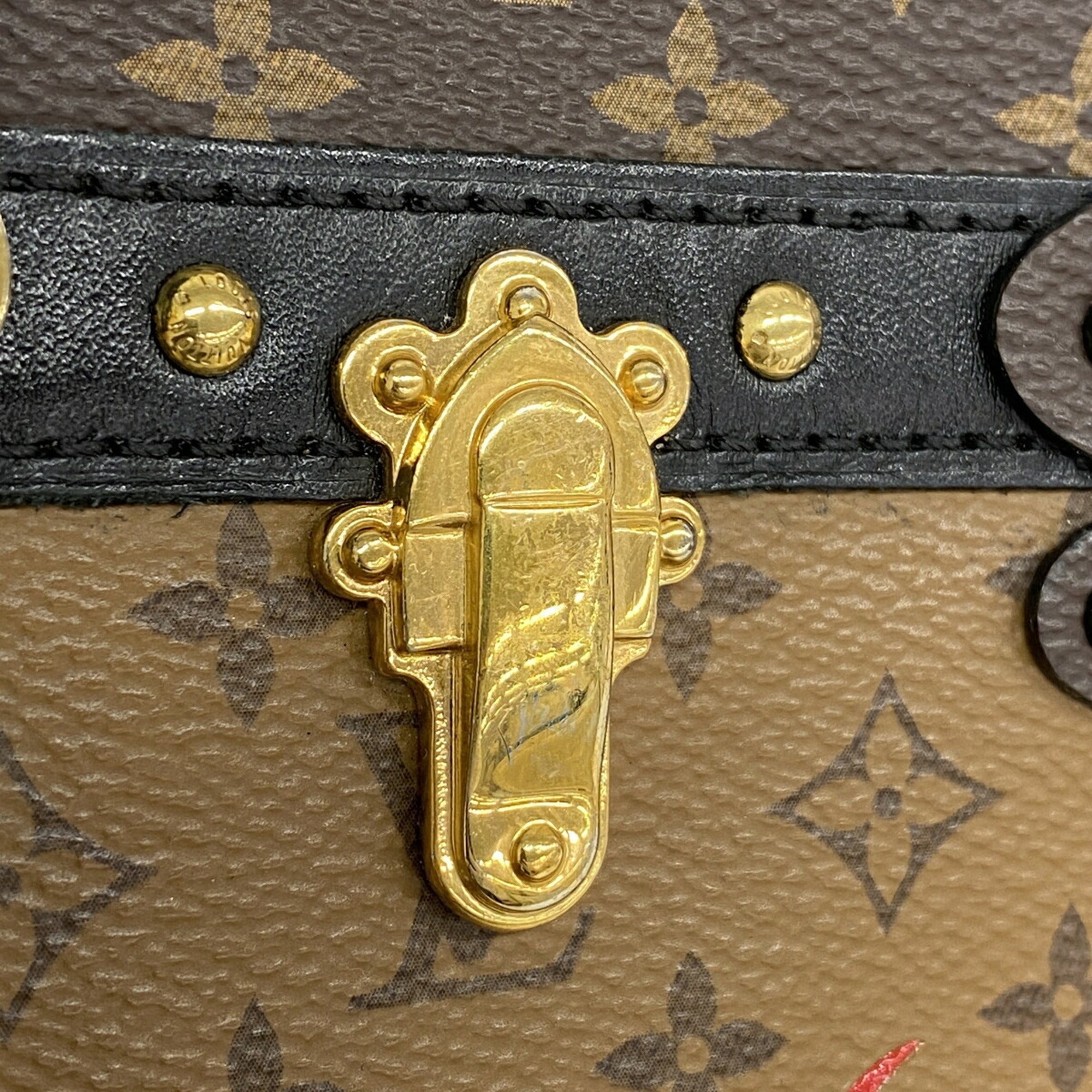 Louis Vuitton Black Brown Shoulder Bag (Pre-Owned)
