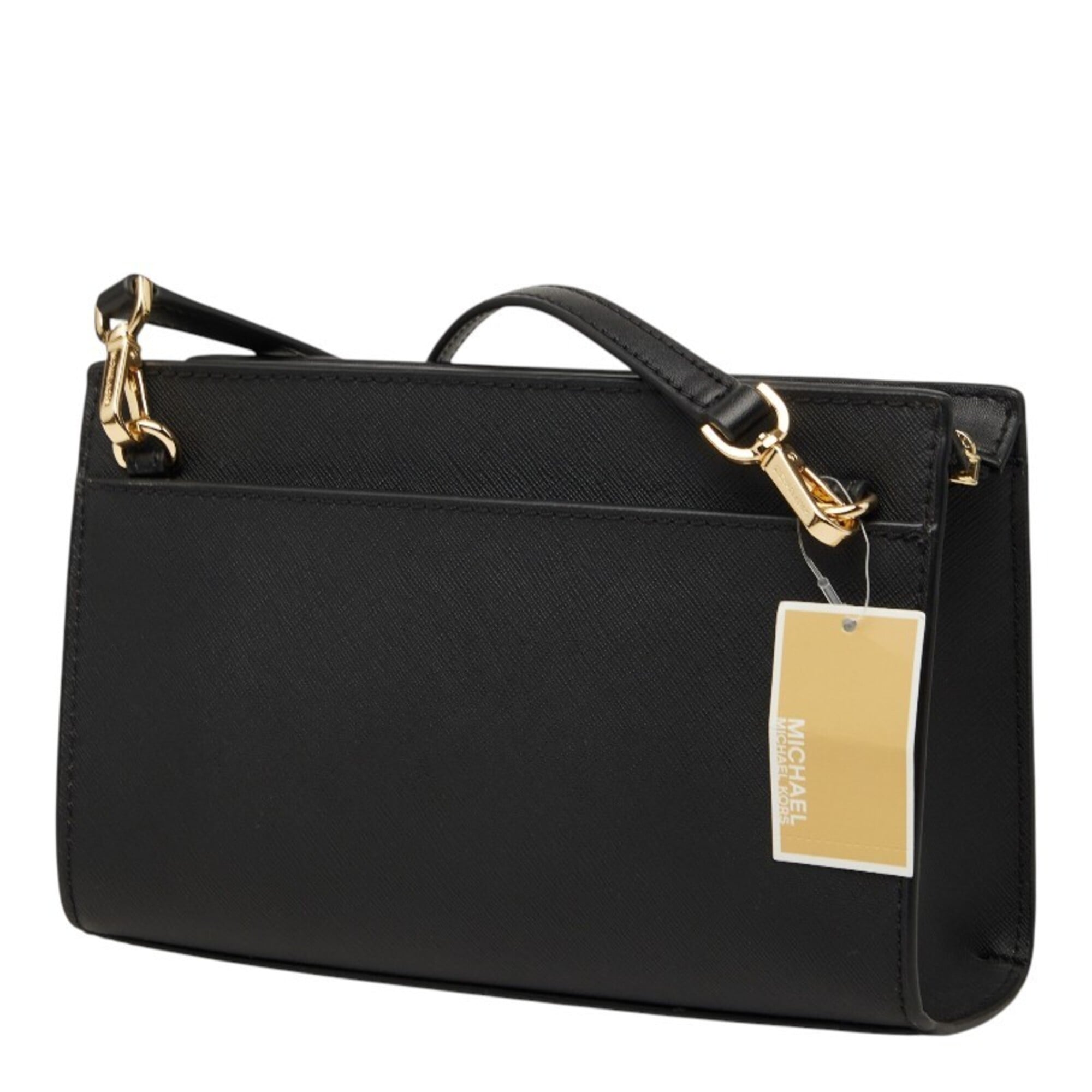 Michael Kors Black Leather Shoulder Bag (Pre-Owned)