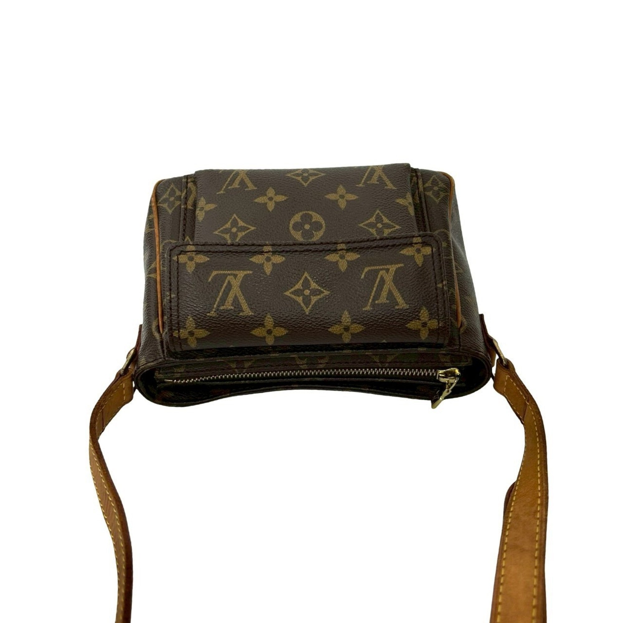 Louis Vuitton Brown Leather Pvc Pochette Shoulder Bag (Pre-Owned)