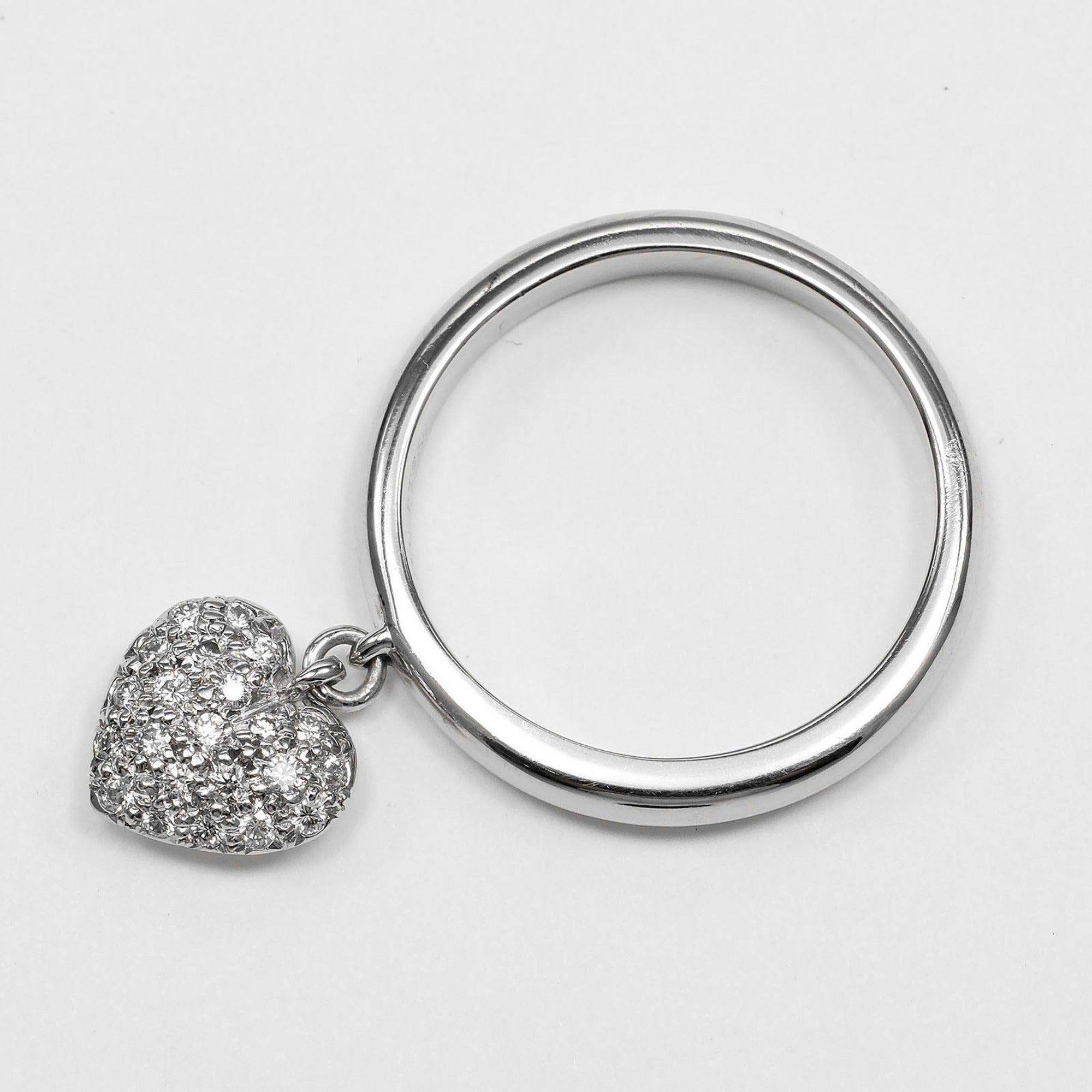 Tiffany Platinum Platinum 950 Band Ring (Pre-Owned)