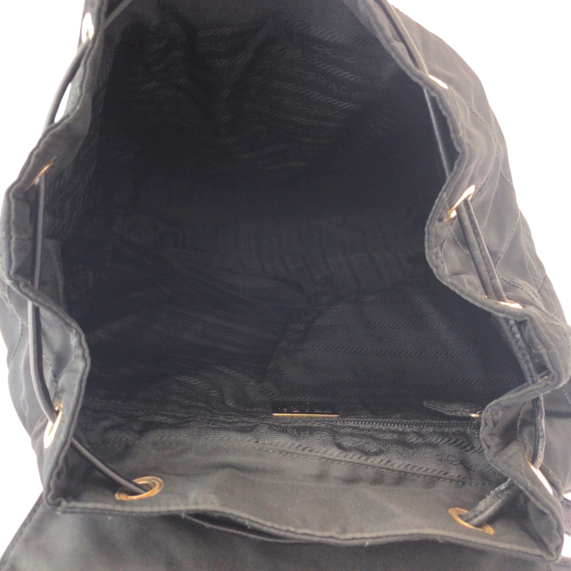Prada Black Nylon Backpack (Pre-Owned)