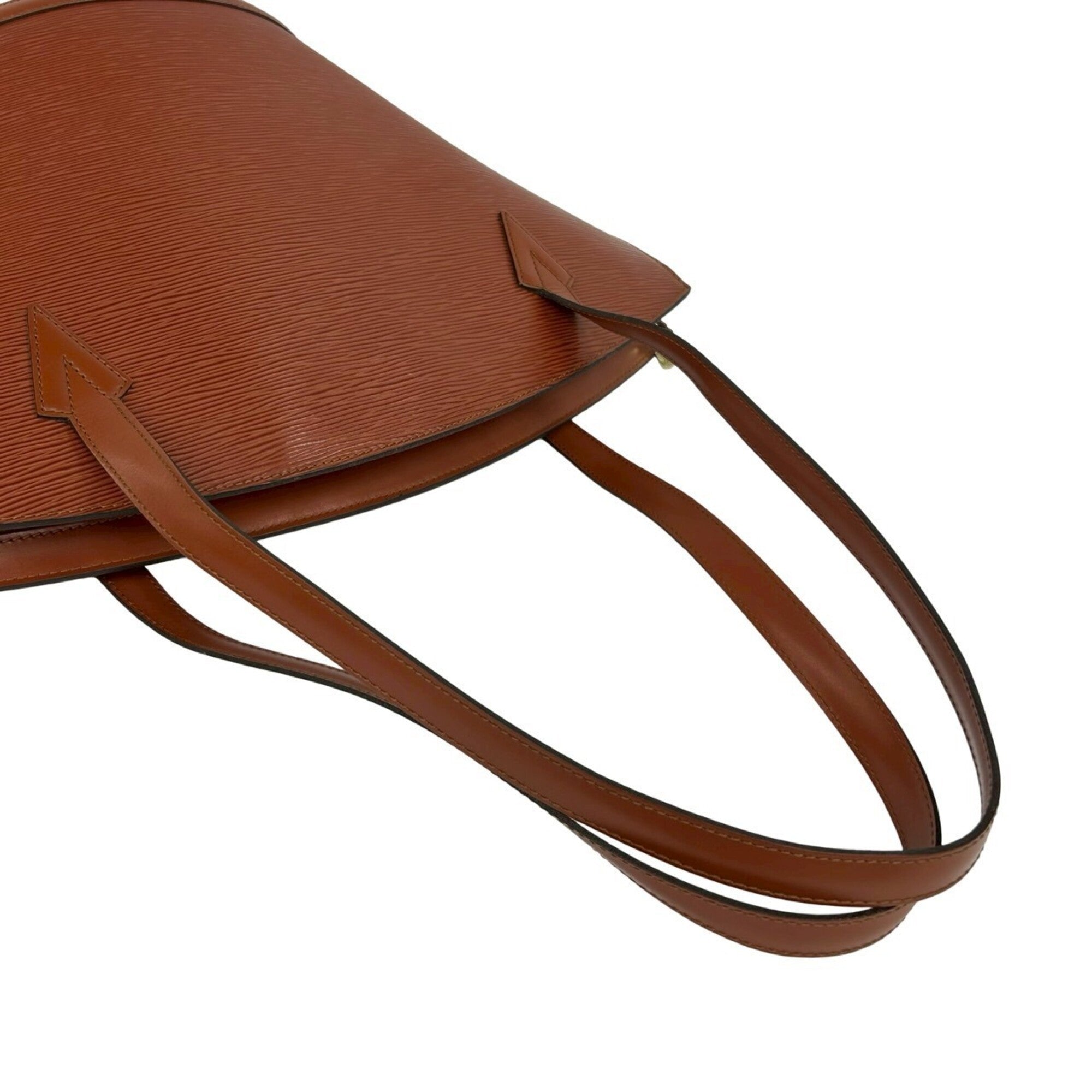Louis Vuitton Brown Leather Tote Bag (Pre-Owned)