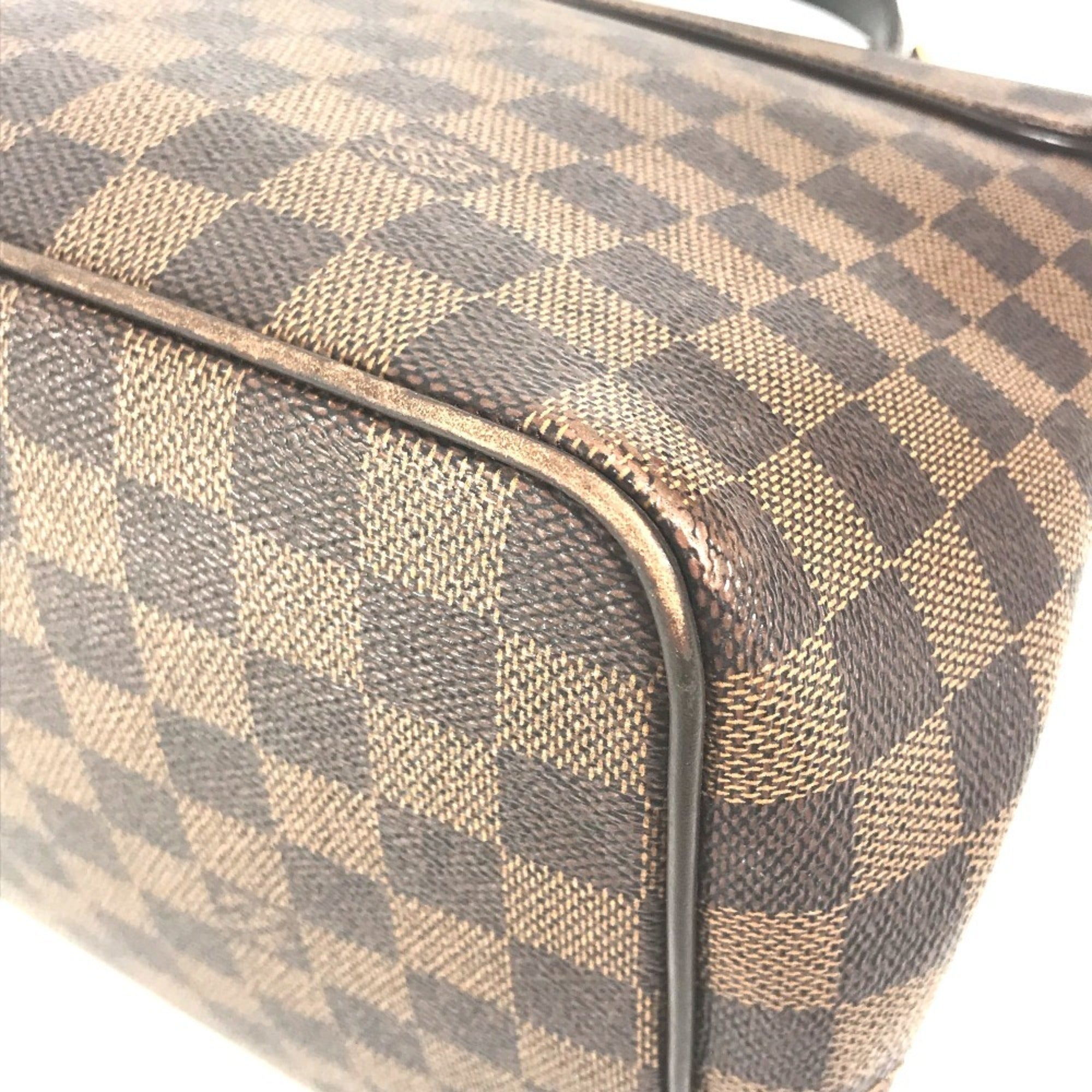 Louis Vuitton Brown Damier Canvas Ebene Damier Canvas Handbag Shoulder Bag (Pre-Owned)