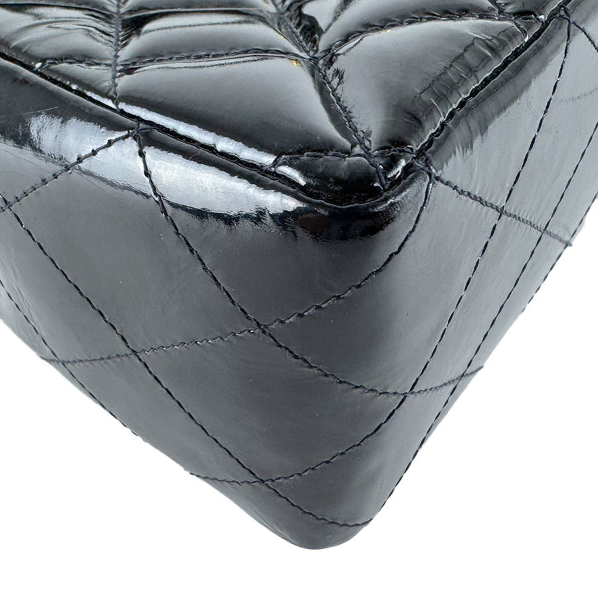 Chanel Black Patent Leather Backpack (Pre-Owned)