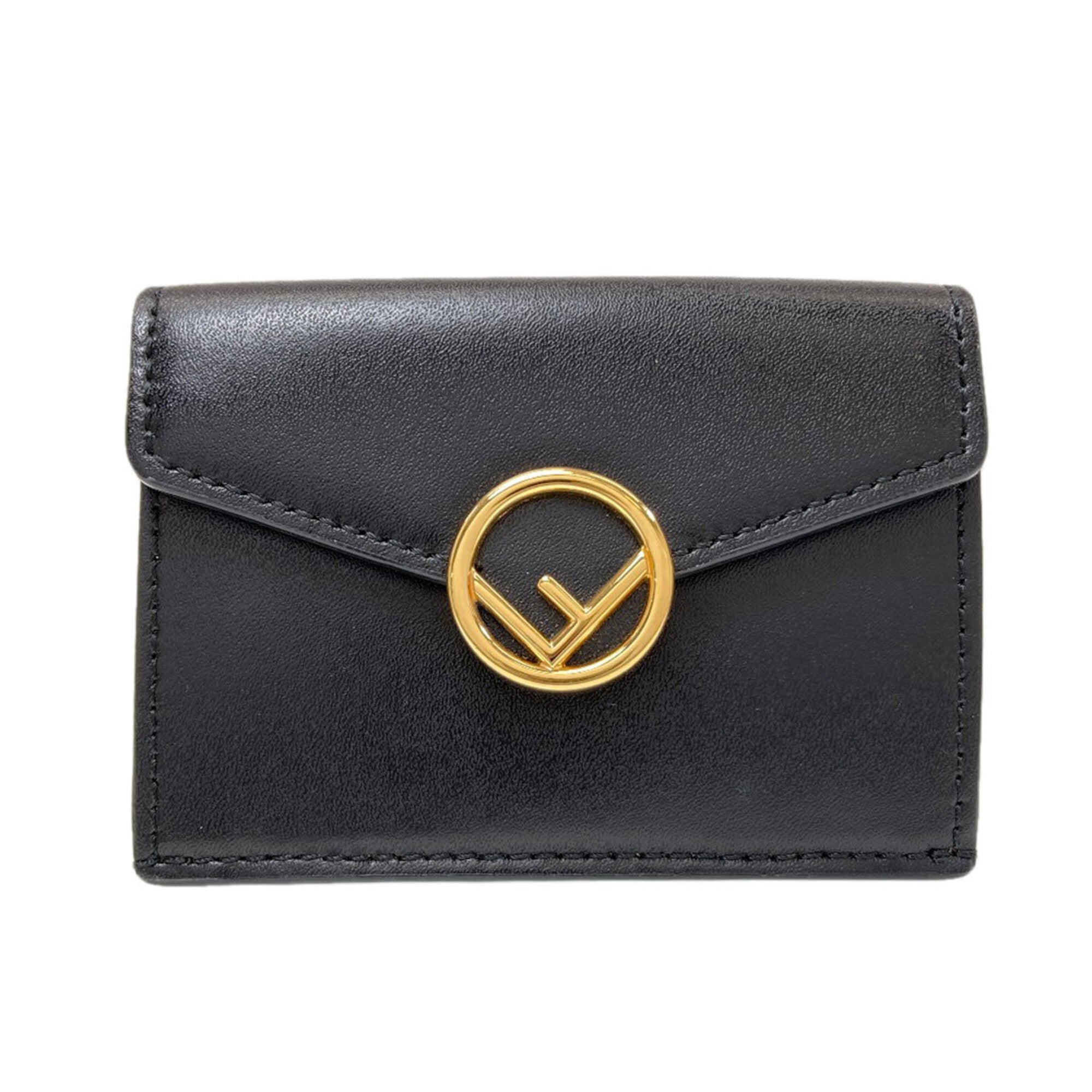 Fendi Black Leather Wallet (Bi-Fold) (Pre-Owned)