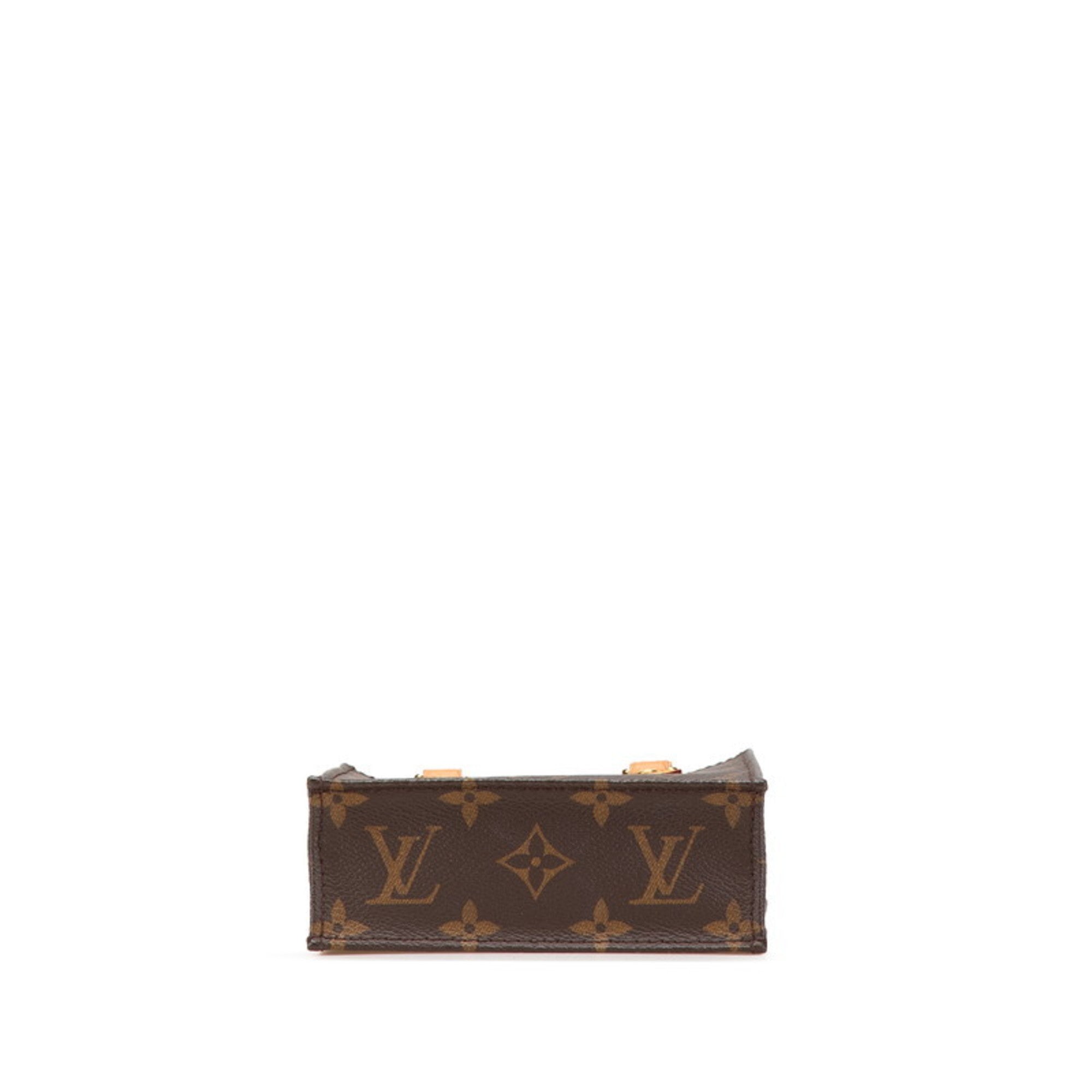 Louis Vuitton Brown Pvc Leather Handbag Shoulder Bag (Pre-Owned)