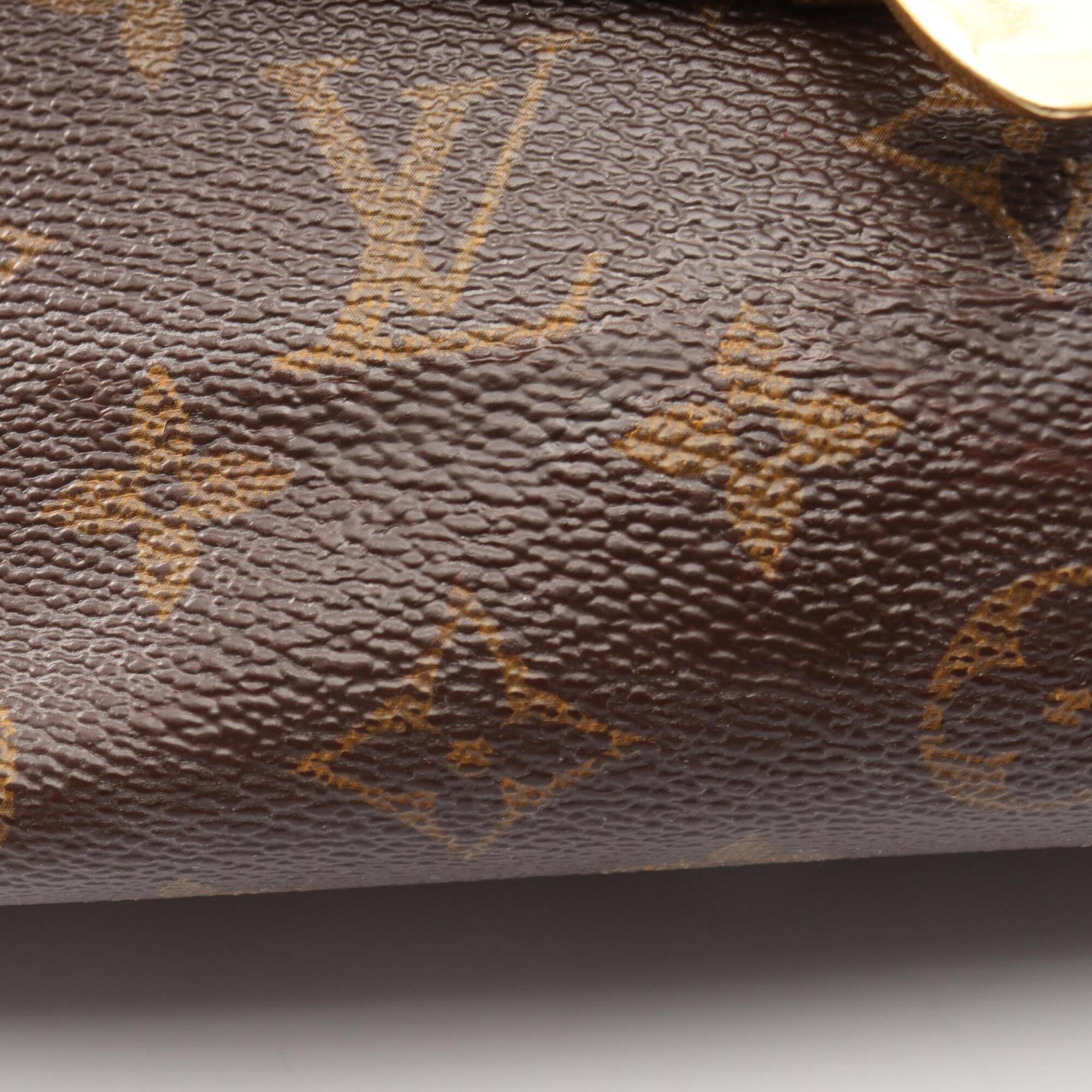 Louis Vuitton Brown Cerise Monogram Red Color Monogram Leather Handbag Shoulder Bag (Pre-Owned)