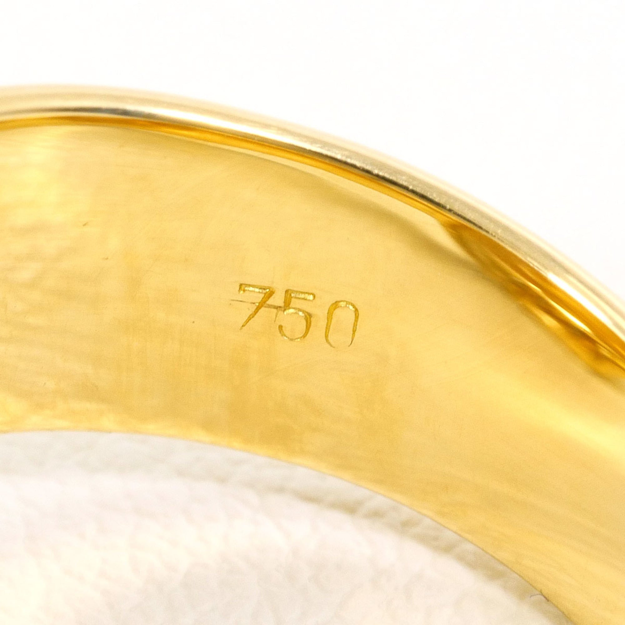 Unbranded White Gold Yellow Gold Yellow Gold (18K) White Gold (18K) Band Ring (Pre-Owned)
