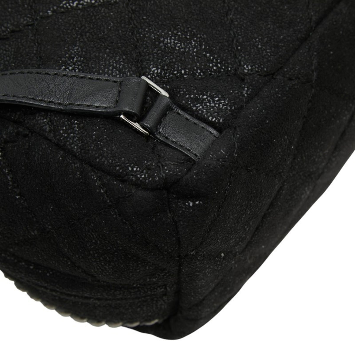 Stella Mccartney Black Polyester Leather Backpack (Pre-Owned)