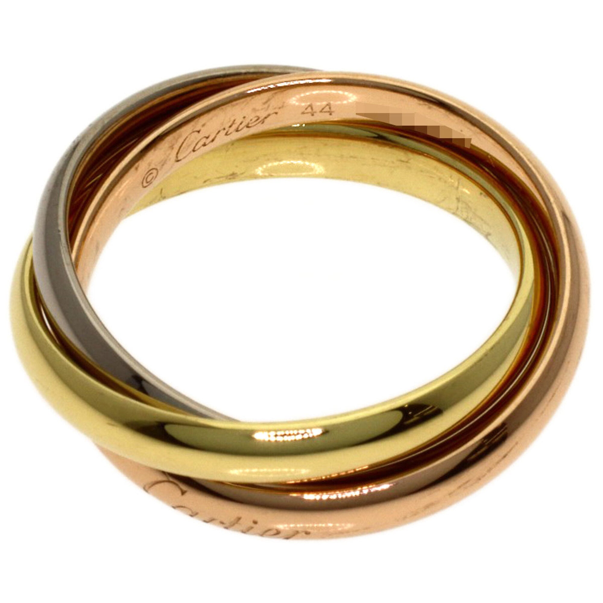 Cartier Yellow Gold (18K) Pink Gold (18K) White Gold (18K) Band Ring (Pre-Owned)