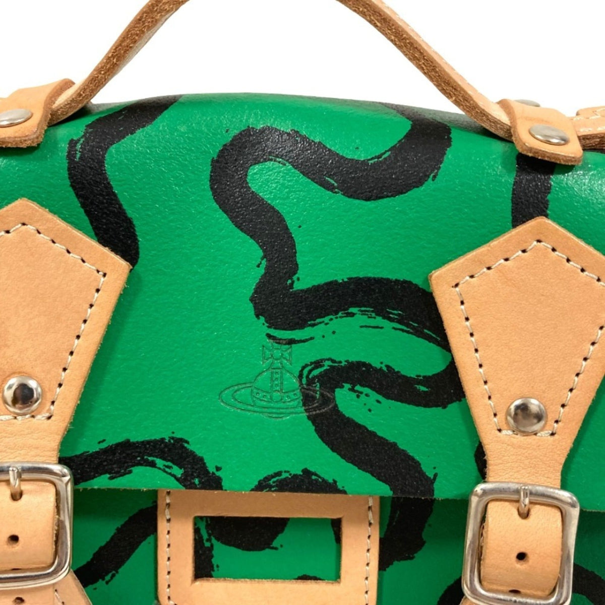 Vivienne Westwood Green Shoulder Bag (Pre-Owned)
