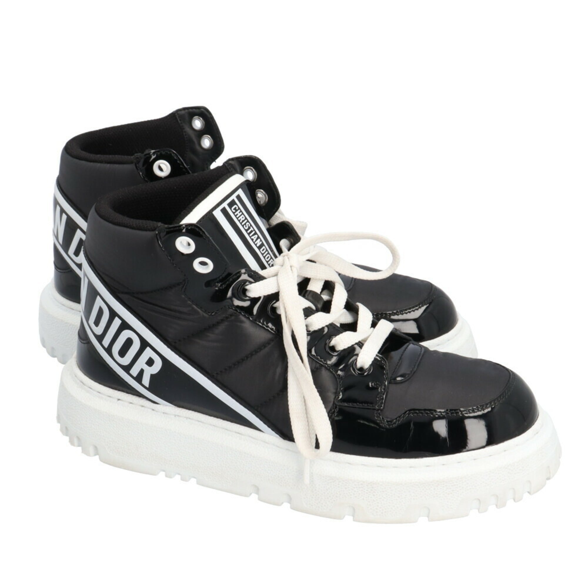 Christian Dior Black White Sneakers (Pre-Owned)
