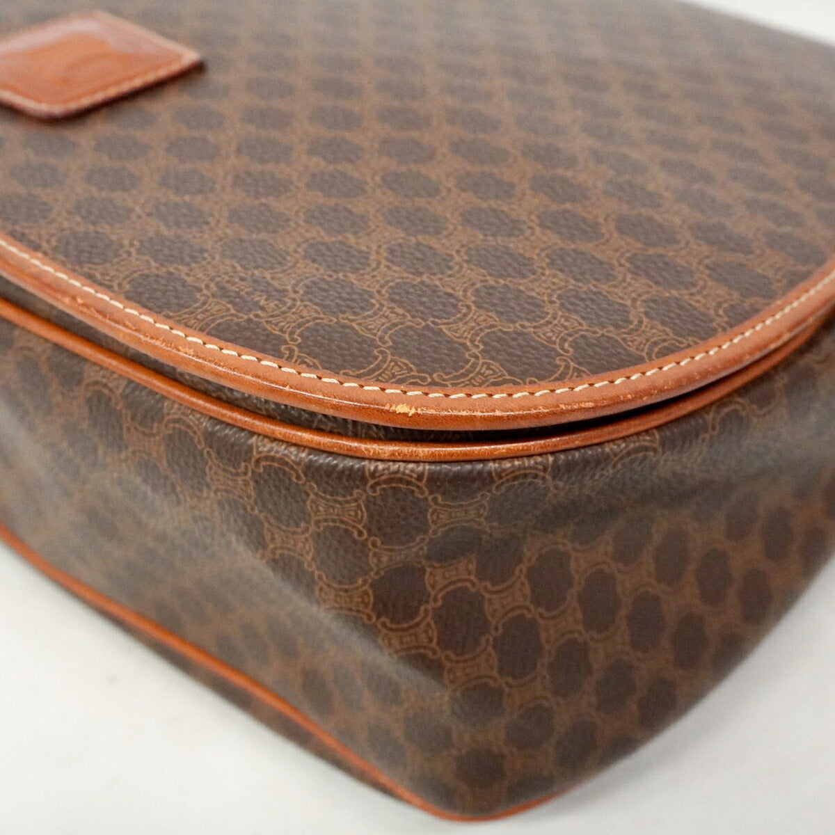 Celine Brown Pvc Shoulder Bag (Pre-Owned)