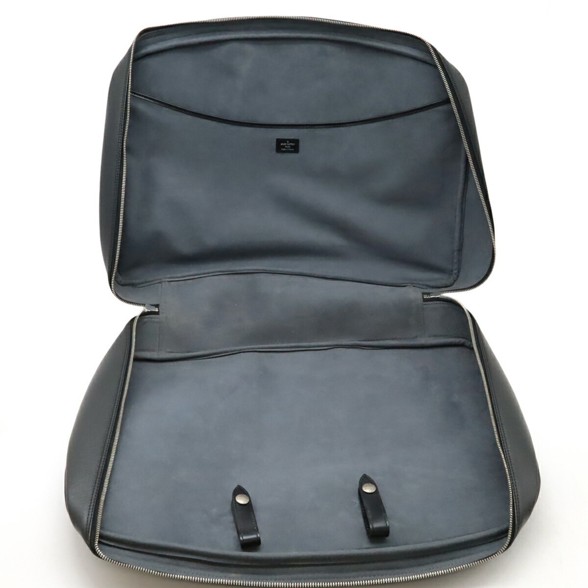 Louis Vuitton Ardoise Black Taiga Leather Boston Bag (Pre-Owned)