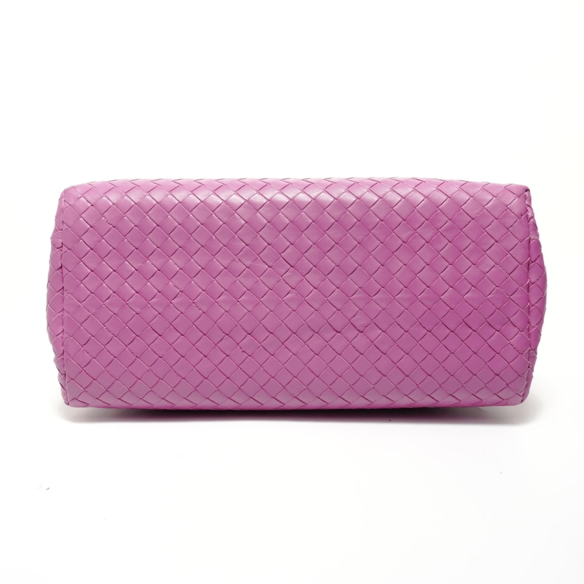 Bottega Veneta Purple Intrecciato Handbag (Pre-Owned)
